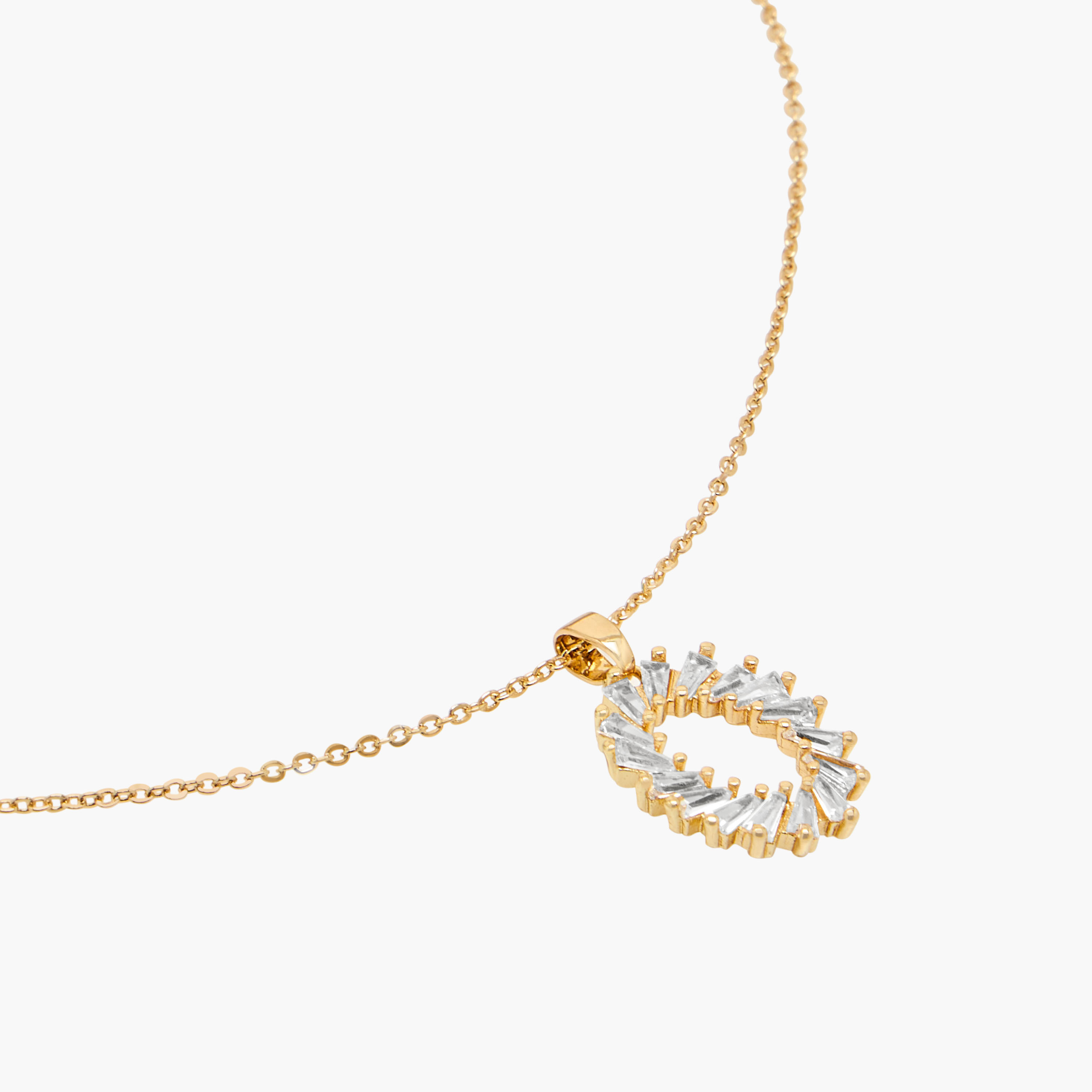 Set of 2 Cubic Zirconia Embellished Metal Necklace and Earrings-women-watchesandjewellery-jewellery-jewellerysets-image-5