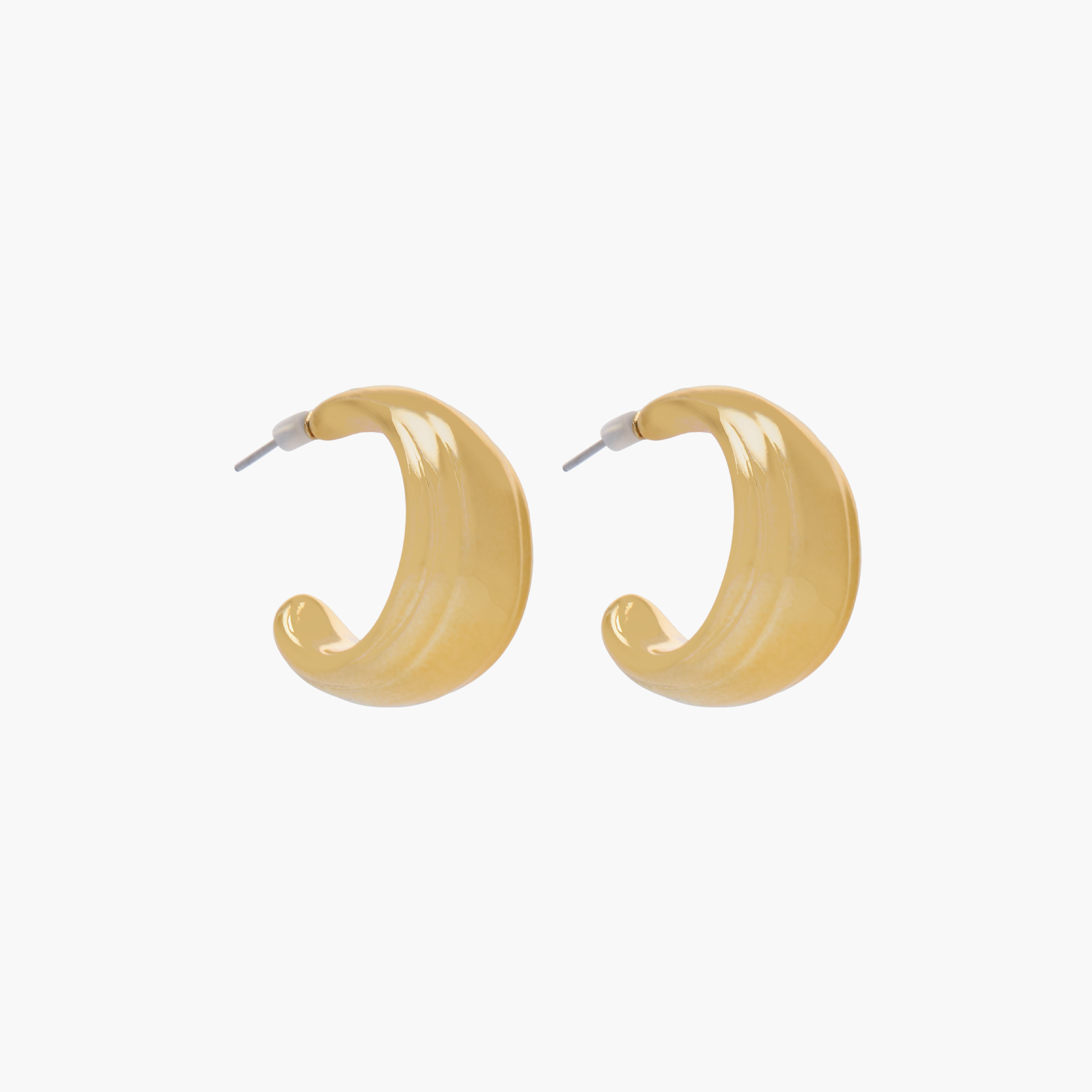 حلقان حلقية ميتاليك متنوعة بمكبس إغلاق - عبوة 3 قطع-women-watchesandjewellery-jewellery-earrings-image-4