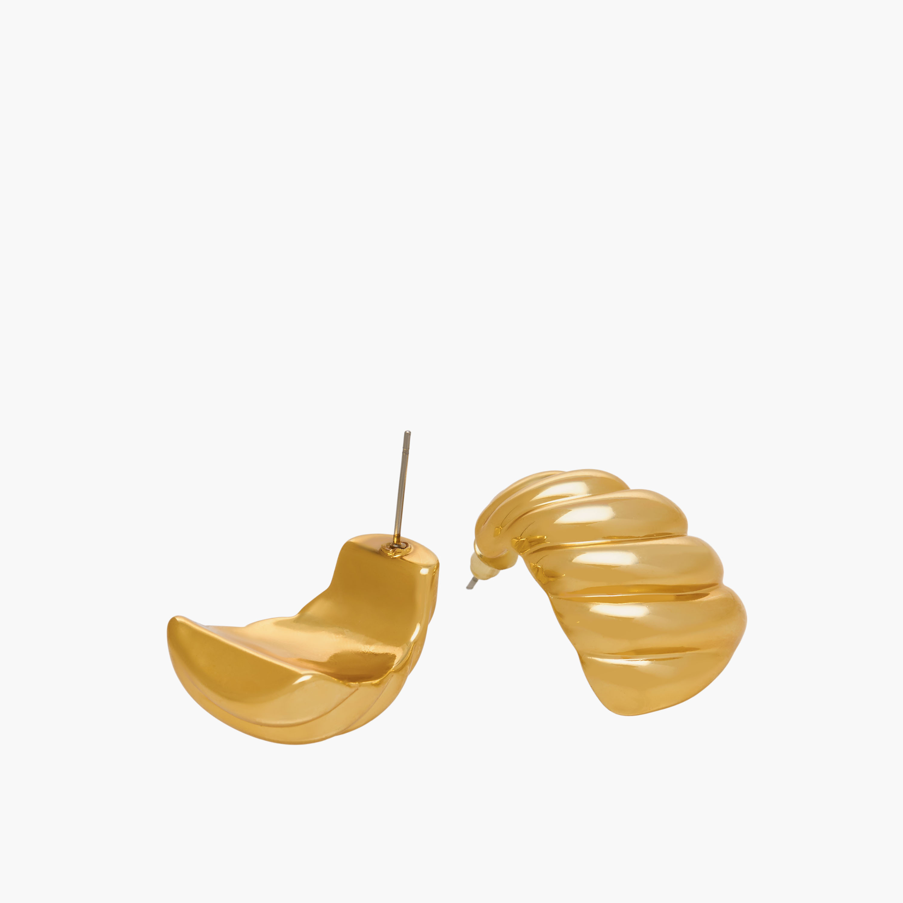 حلقان حلقية ميتاليك متنوعة بمكبس إغلاق - عبوة 3 قطع-women-watchesandjewellery-jewellery-earrings-image-5
