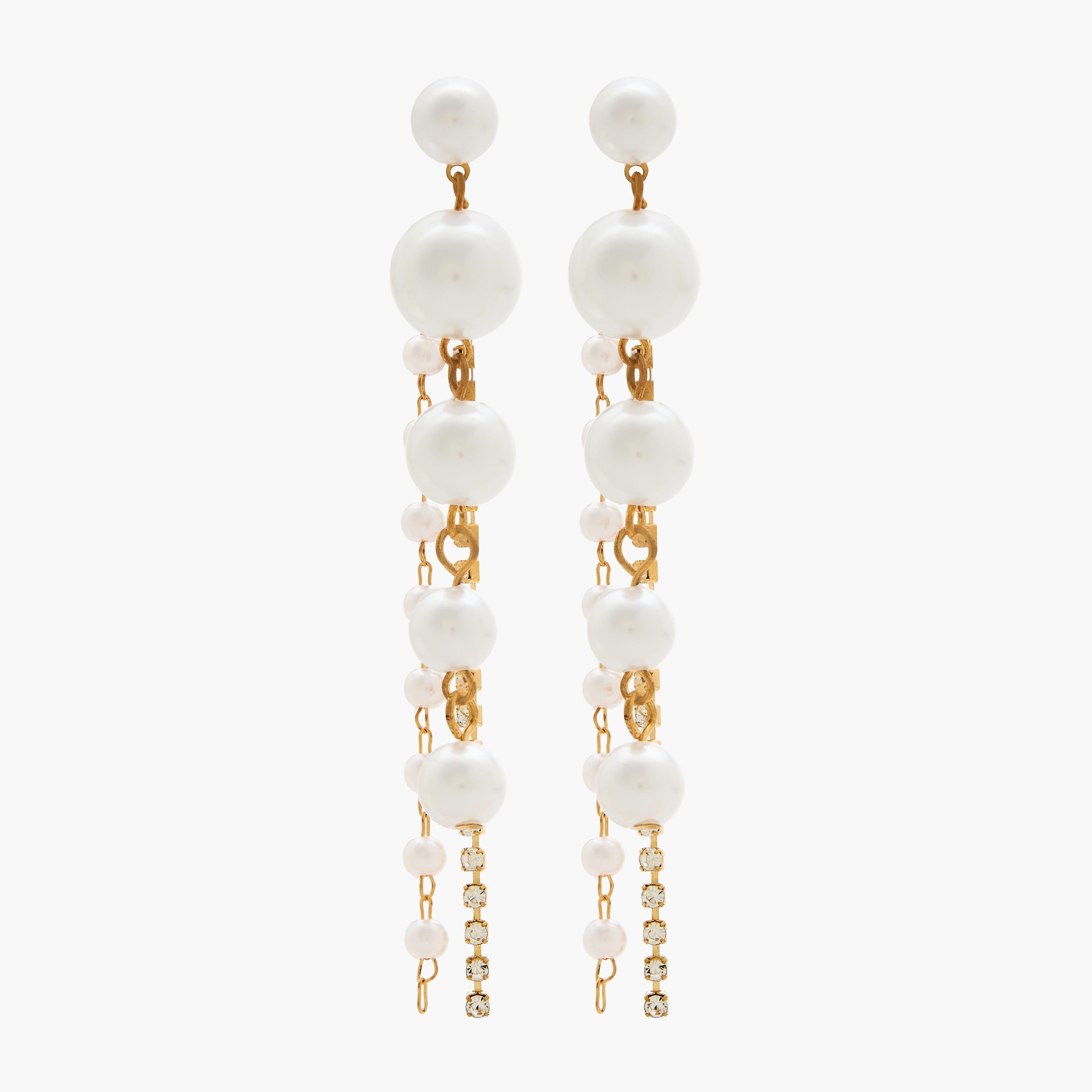 حلق متدلي ميتاليك مزين بمكبس إغلاق-women-watchesandjewellery-jewellery-earrings-image-1