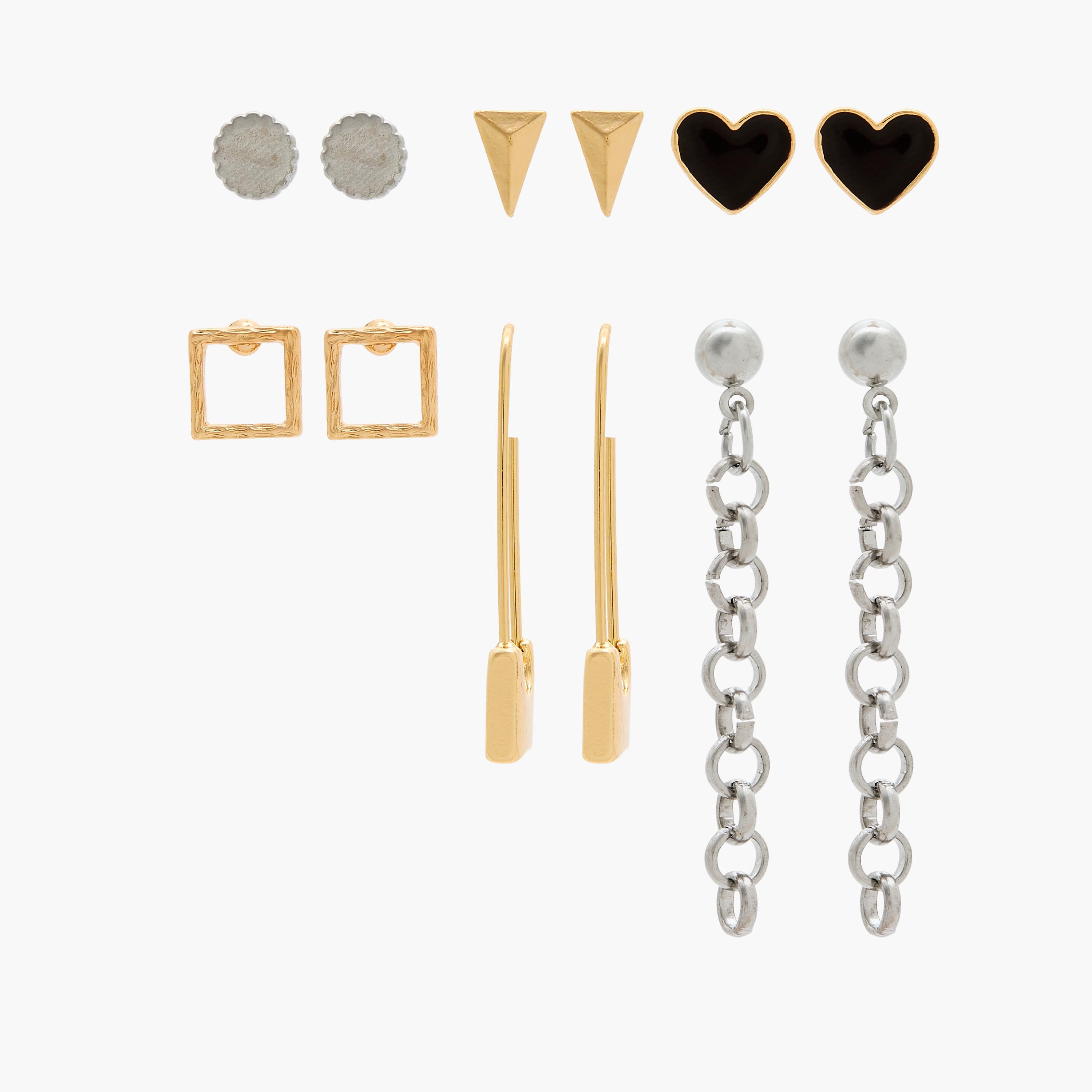 Pack of 6 Assorted Earrings-women-watchesandjewellery-jewellery-earrings-image-1