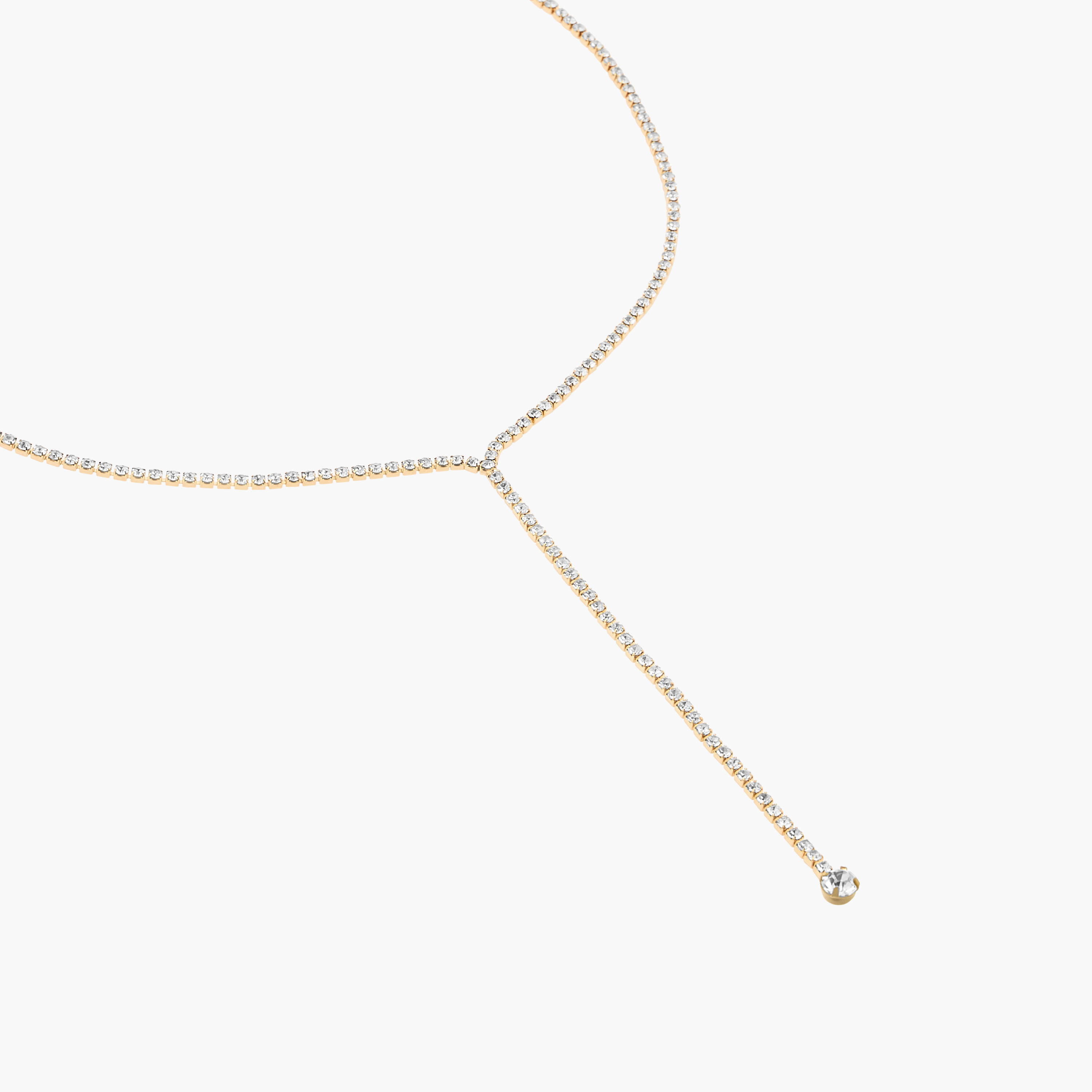 Metal Necklace with Rhinestone Embellishment-women-watchesandjewellery-jewellery-necklacesandpendants-image-2