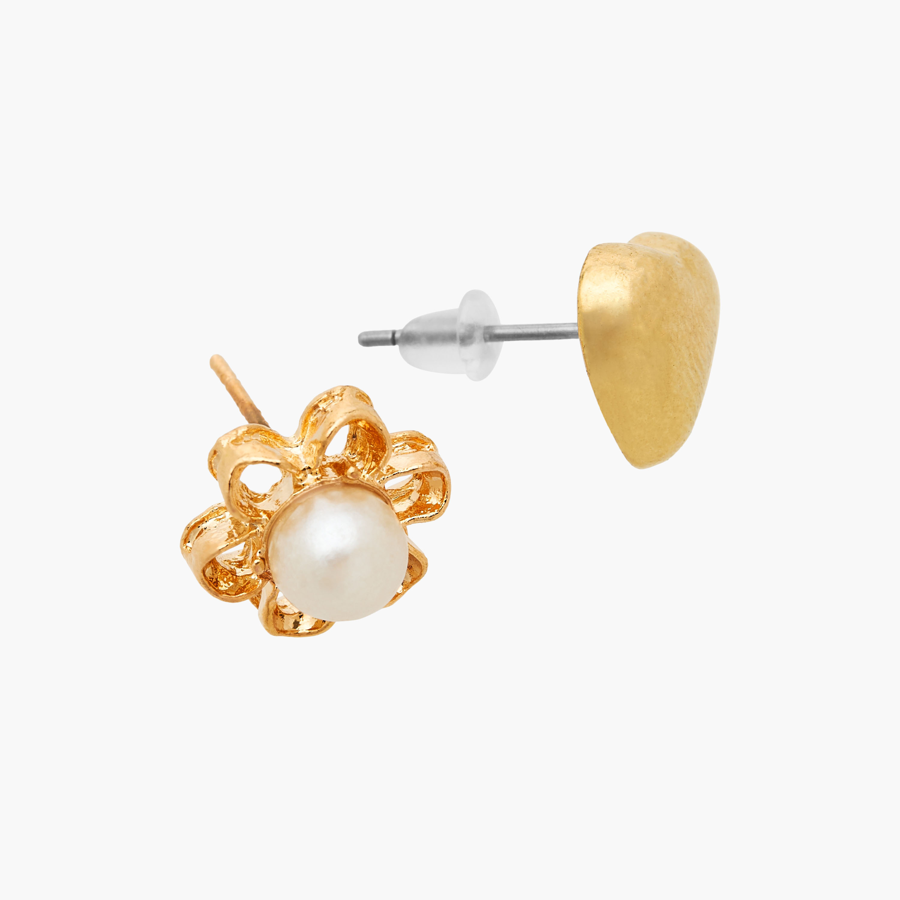 حلقان متنوعة باللون الذهبي - طقم 6 أزواج-women-watchesandjewellery-jewellery-earrings-image-4