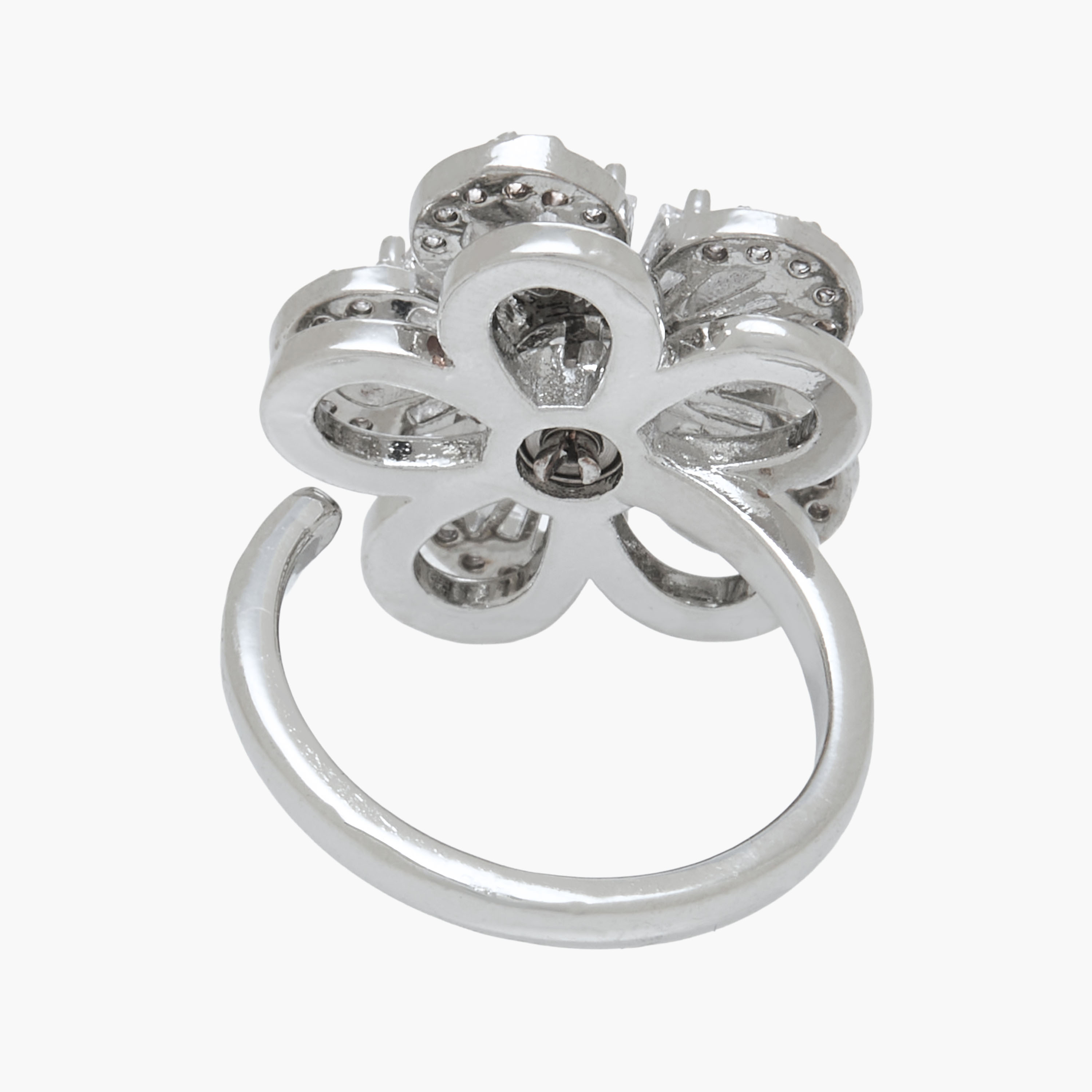 Adjustable Metal Ring with Cubic Zirconia Embellishment-women-watchesandjewellery-jewellery-rings-image-3