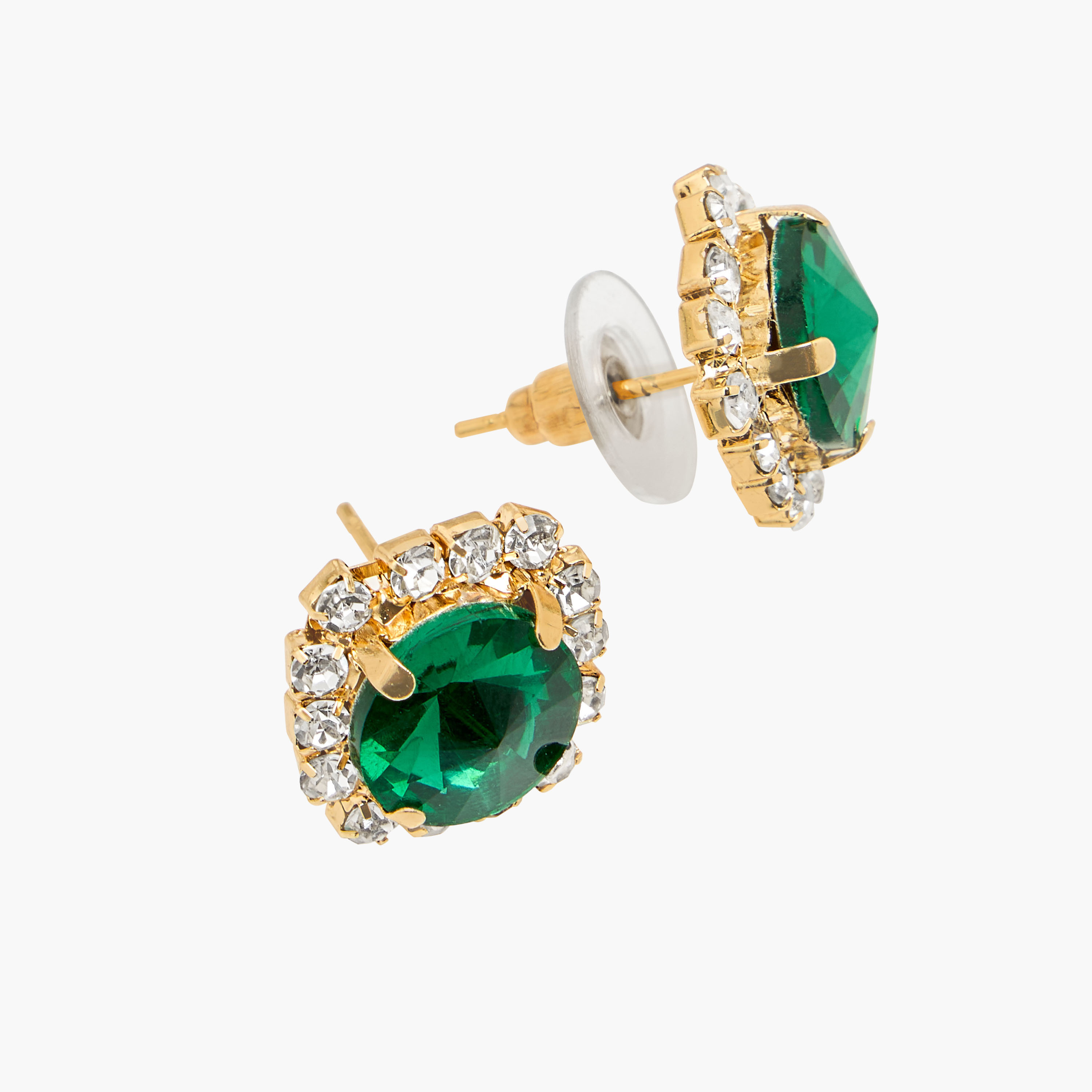 طقم حلق وعقد معدني مزين بألماس من قطعتين-women-watchesandjewellery-jewellery-jewellerysets-image-7