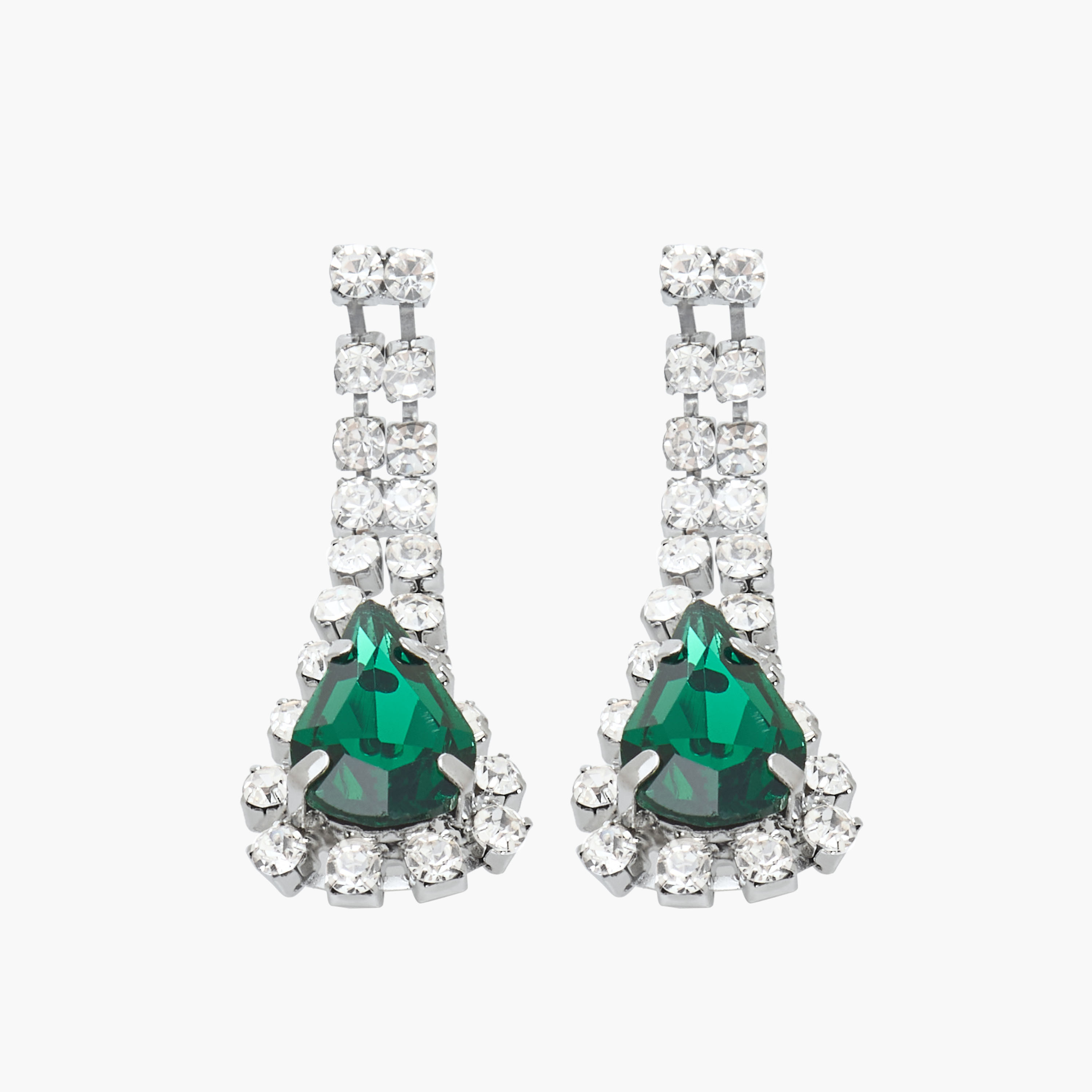 Set of 2 - Stone Embellished Pendant Necklace and Earrings-women-watchesandjewellery-jewellery-jewellerysets-image-4