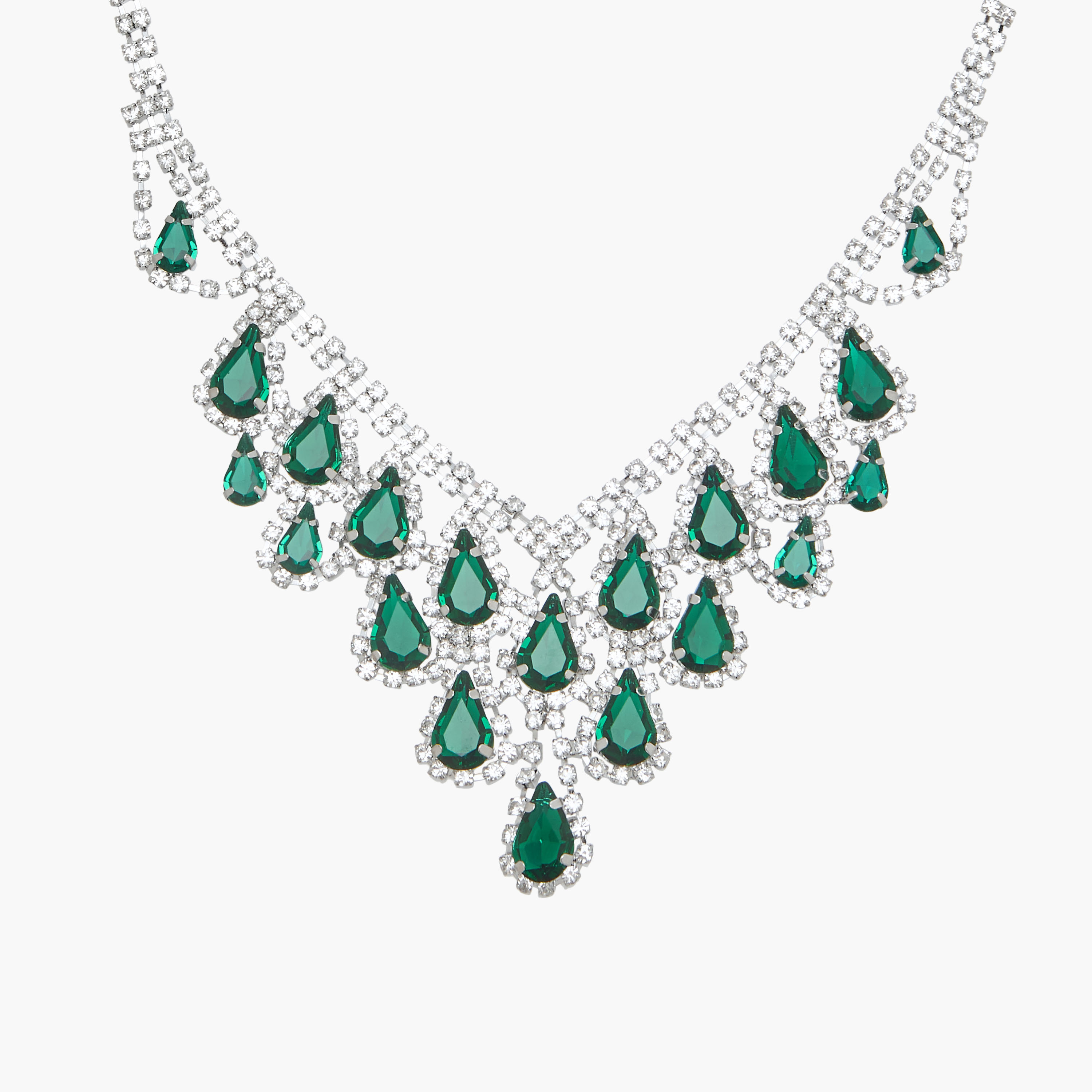 Set of 2 - Stone Embellished Pendant Necklace and Earrings-women-watchesandjewellery-jewellery-jewellerysets-image-7