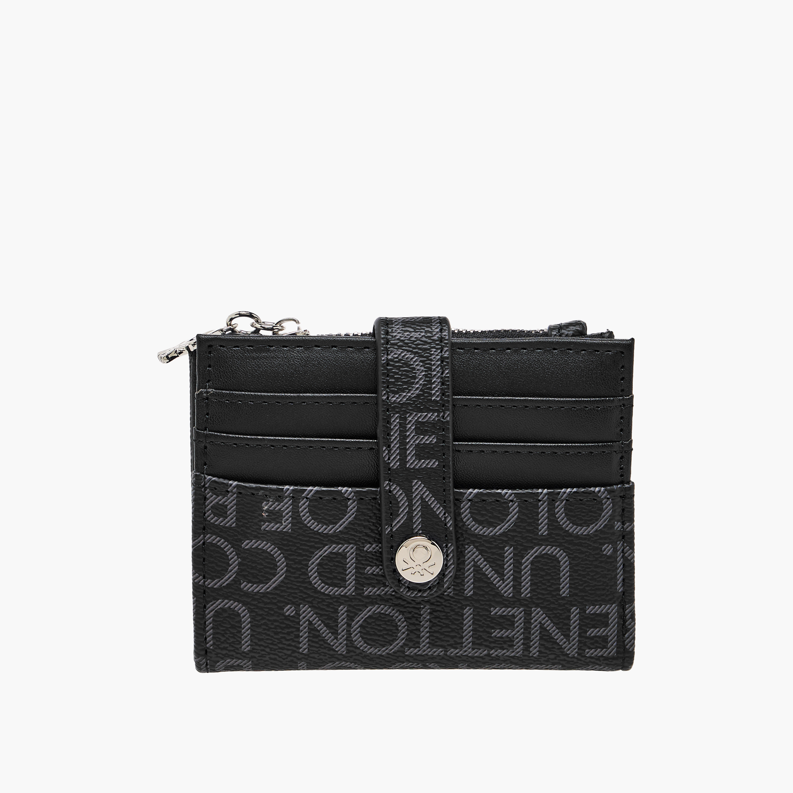 United Colors of Benetton Monogram Print Card Holder-women-bagsandwallets-wallets-image-1