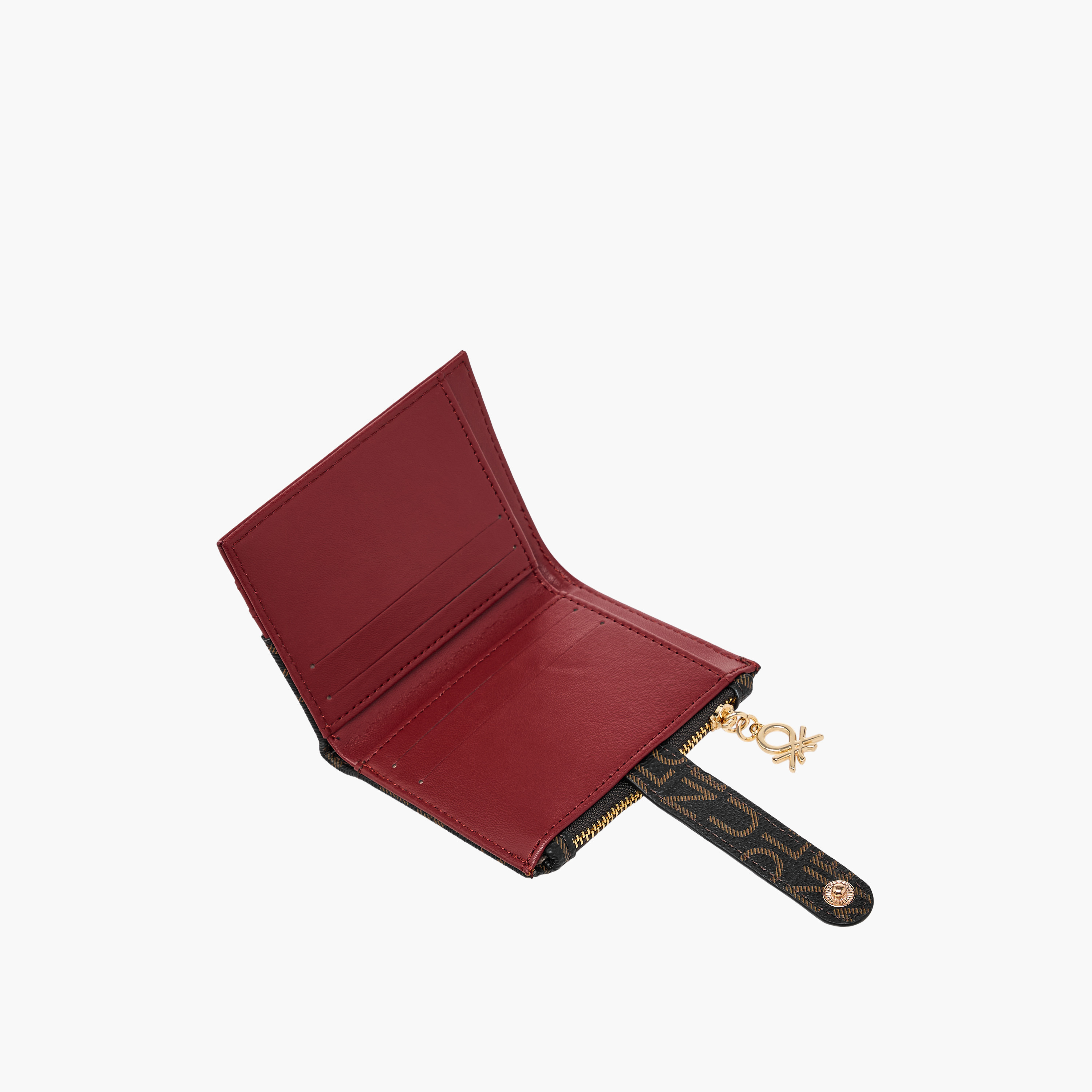 United Colors of Benetton Monogram Print Card Holder-women-bagsandwallets-wallets-image-5