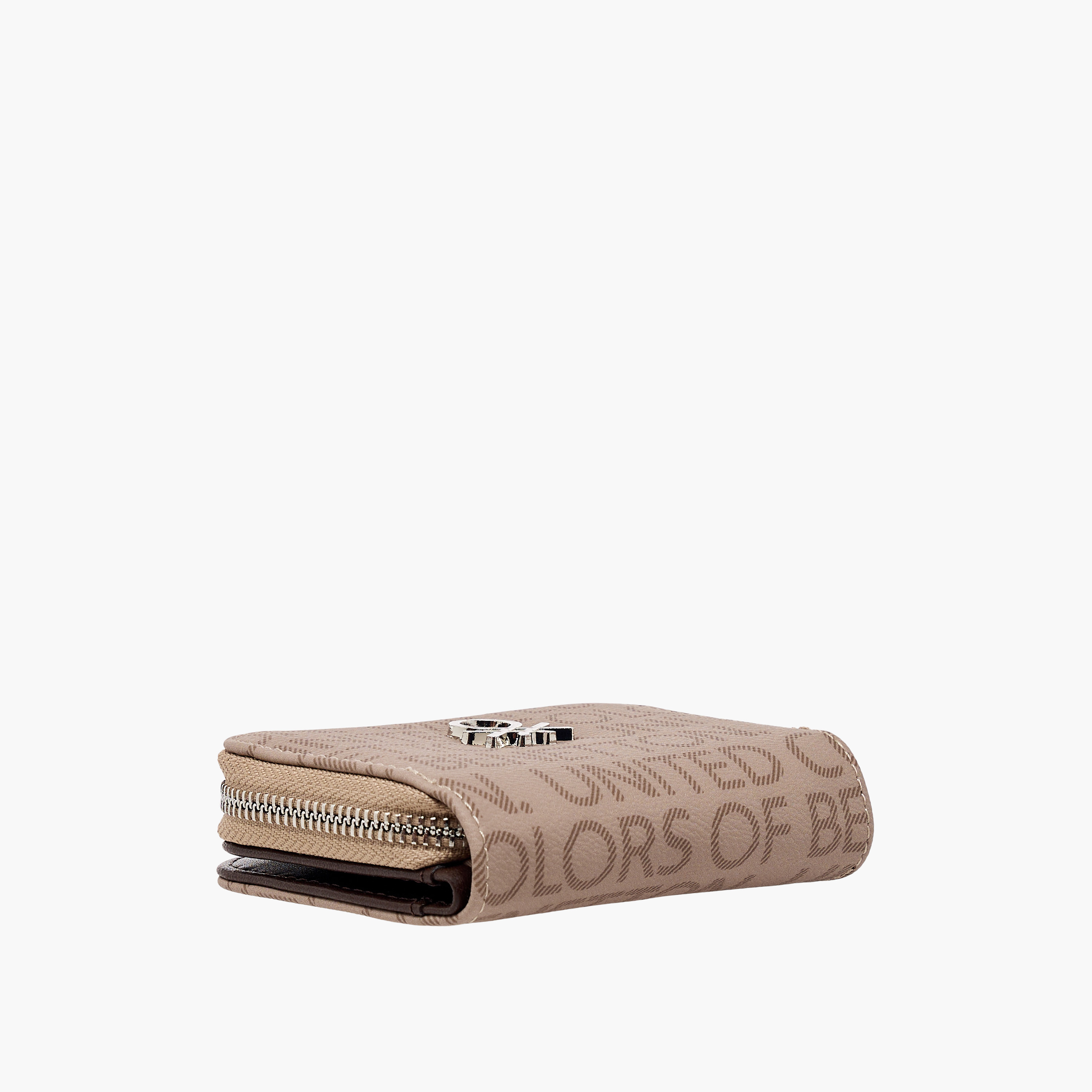 United Colors of Benetton Monogram Print Wallet with Zip Closure-women-bagsandwallets-wallets-image-4