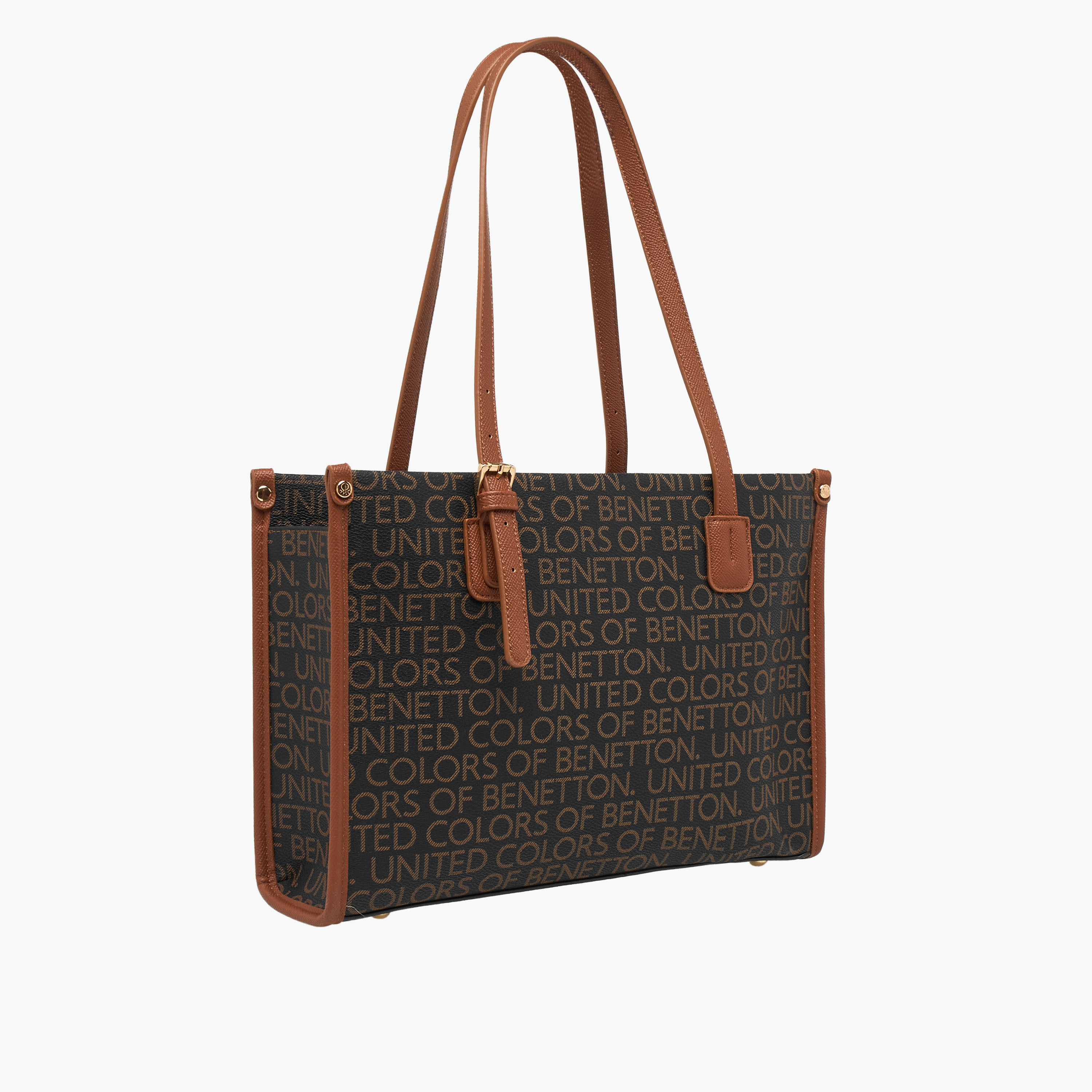 United Colors of Benetton Monogram Print Tote Bag with Double Handle-women-bagsandwallets-handbags-image-4