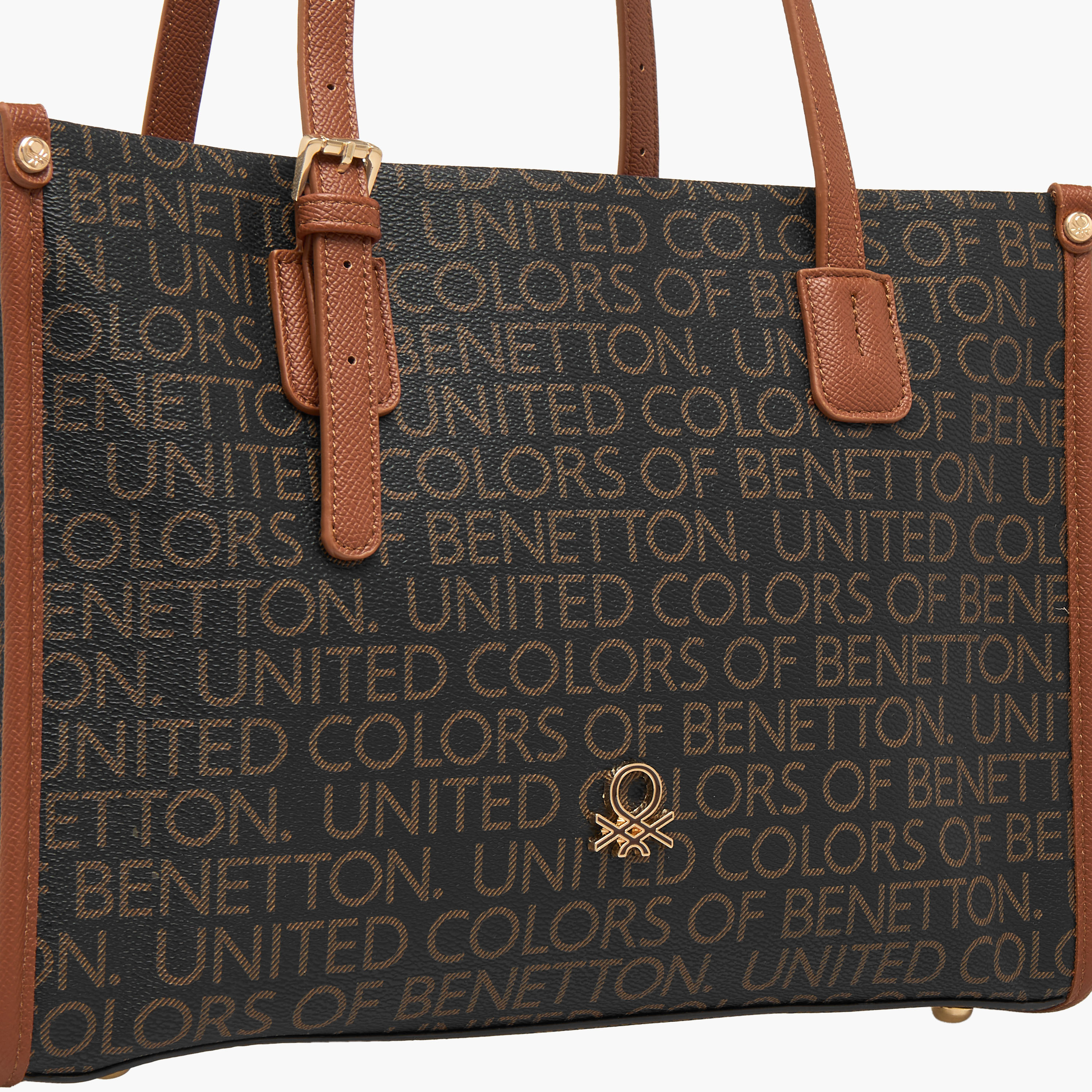 United Colors of Benetton Monogram Print Tote Bag with Double Handle-women-bagsandwallets-handbags-image-5