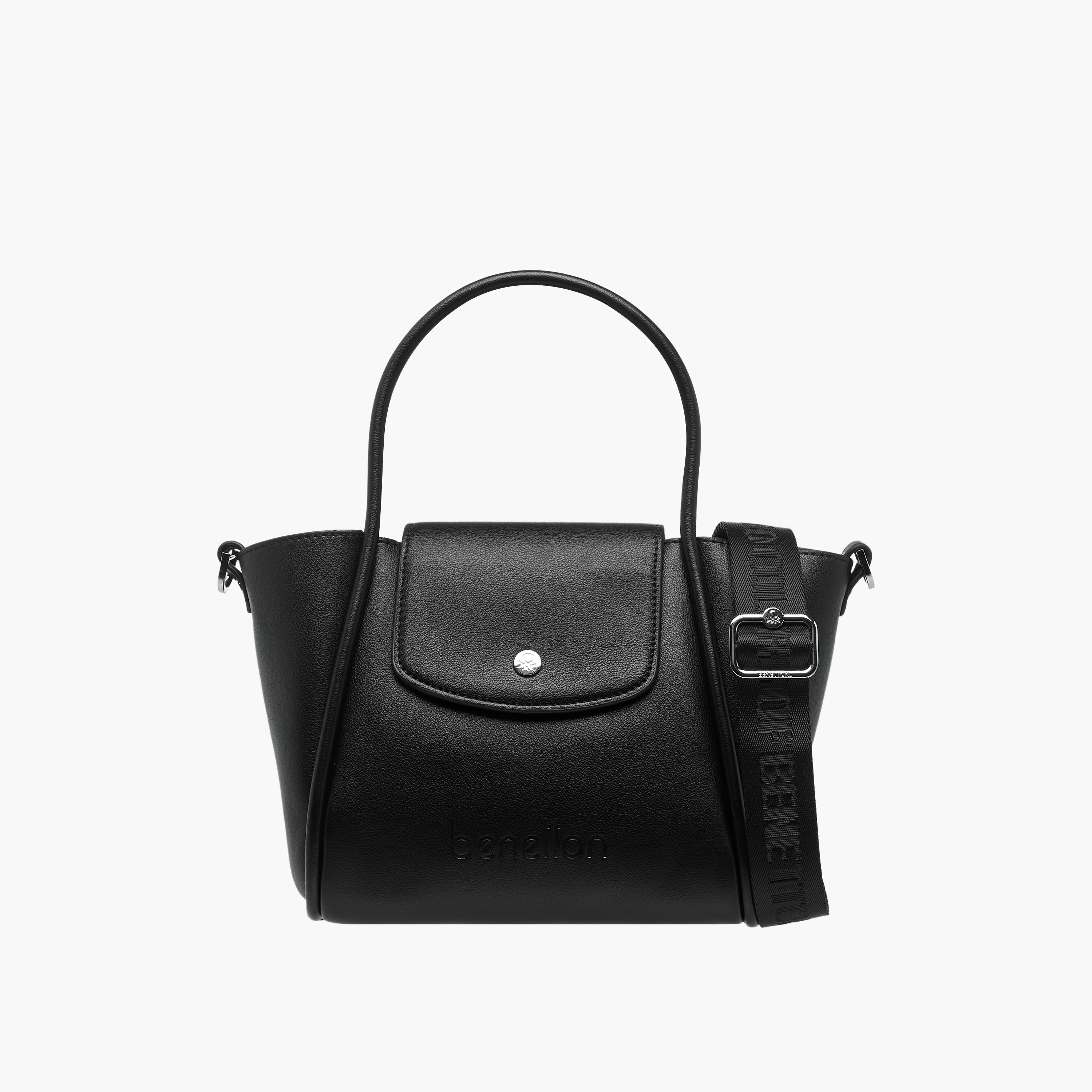 United Colors of Benetton Double Handle Crossbody Bag with Detachable Shoulder Strap-women-bagsandwallets-handbags-image-1