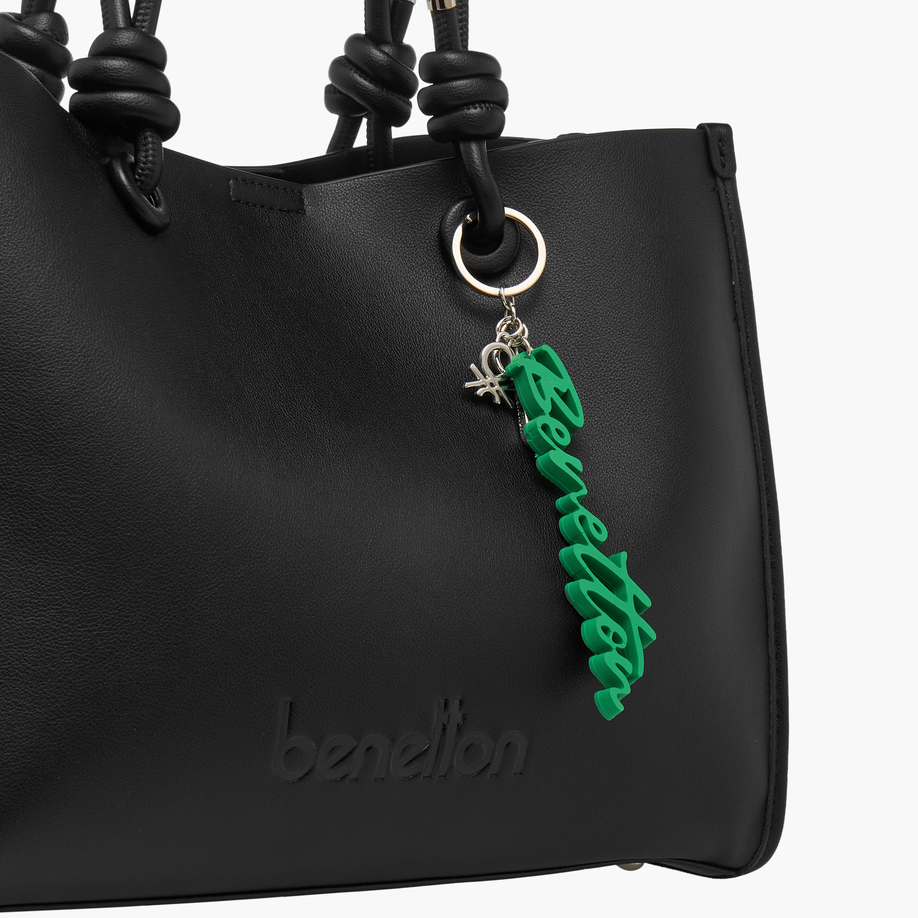 شنطة توت بمقبض مزدوج وبتفاصيل دلاية من يونايتد كلرز أوف بينيتون-women-bagsandwallets-handbags-image-5