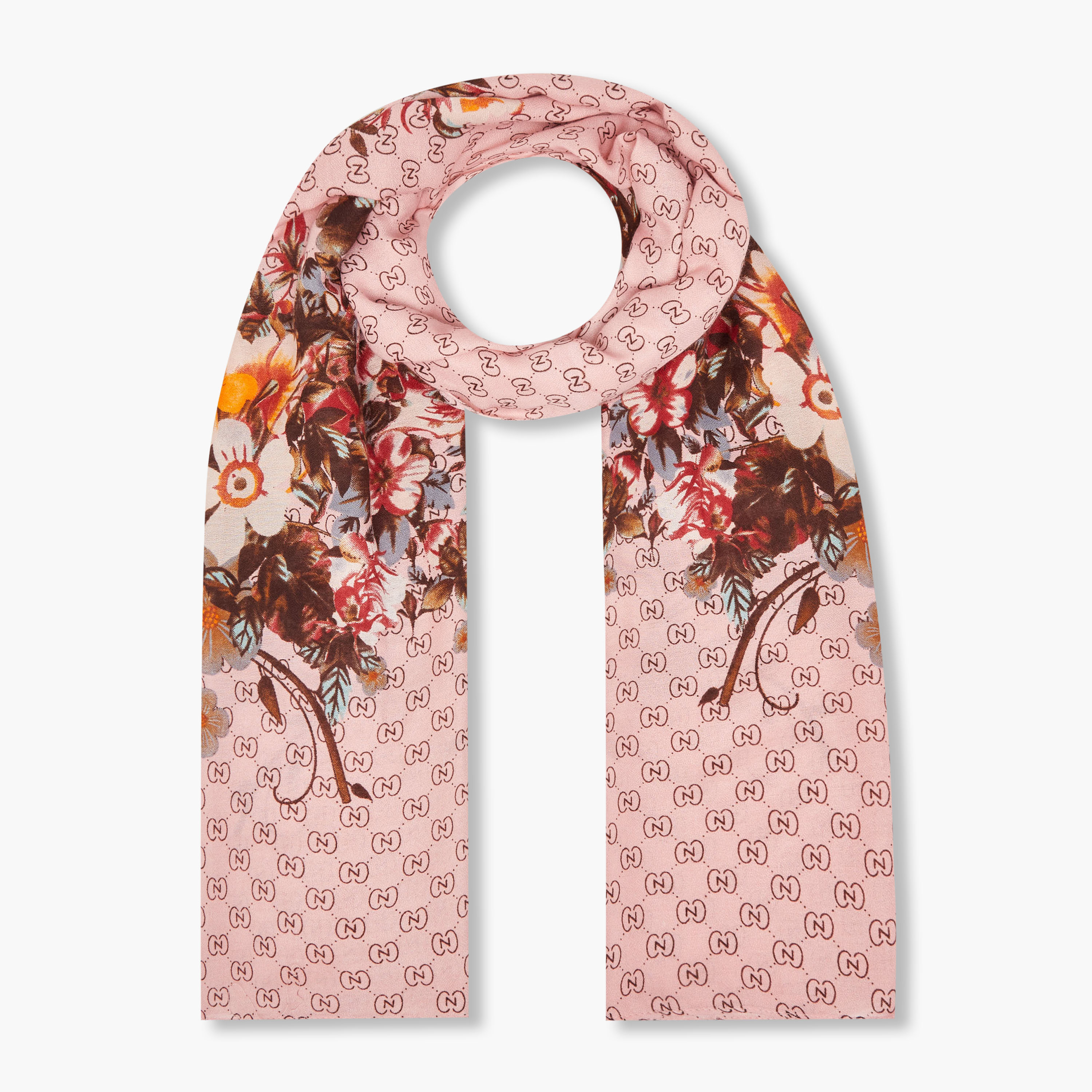 Scarf with Floral Print-women-clothingaccessories-scarves-image-1