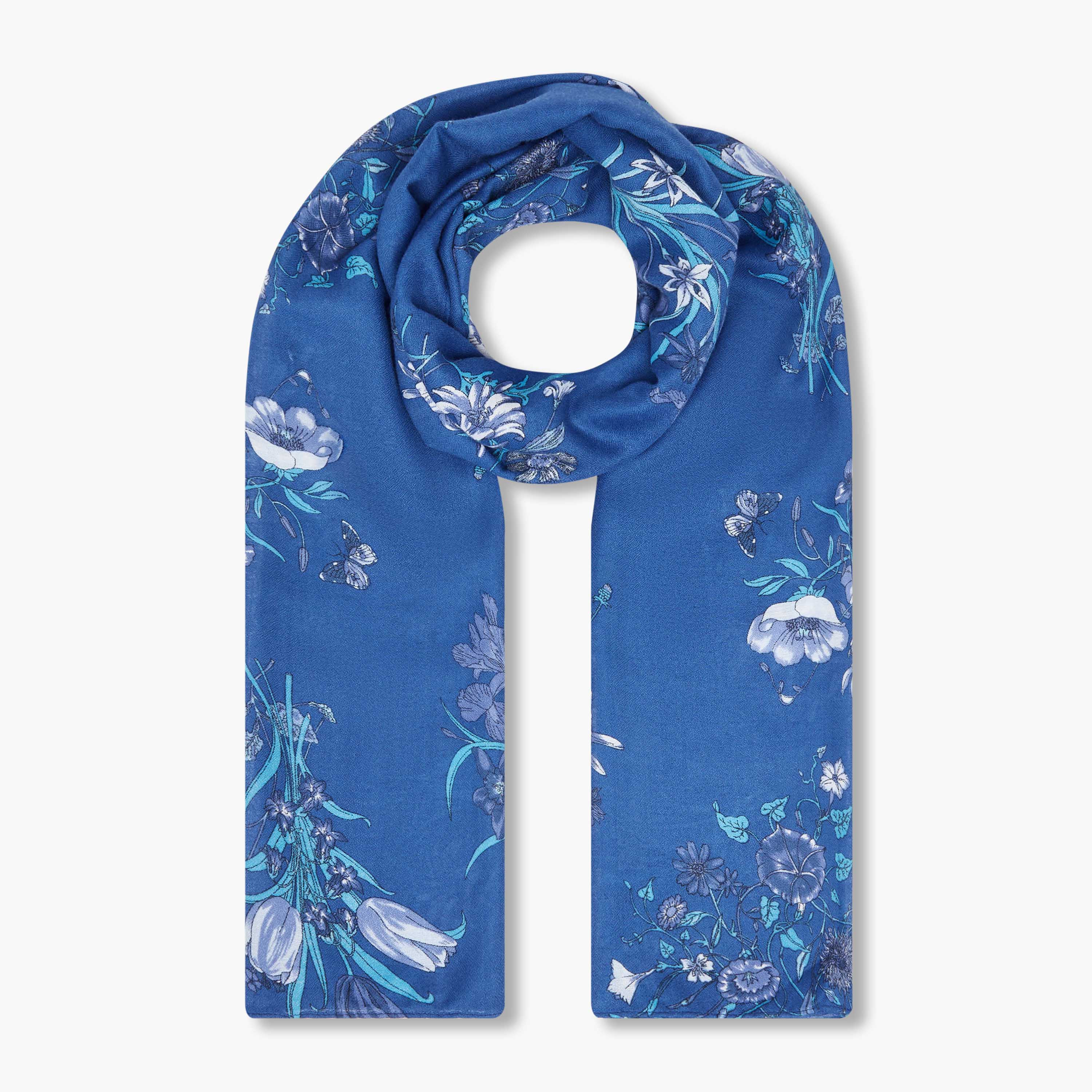 Scarf with Floral Print-women-hairaccessories-others-image-1