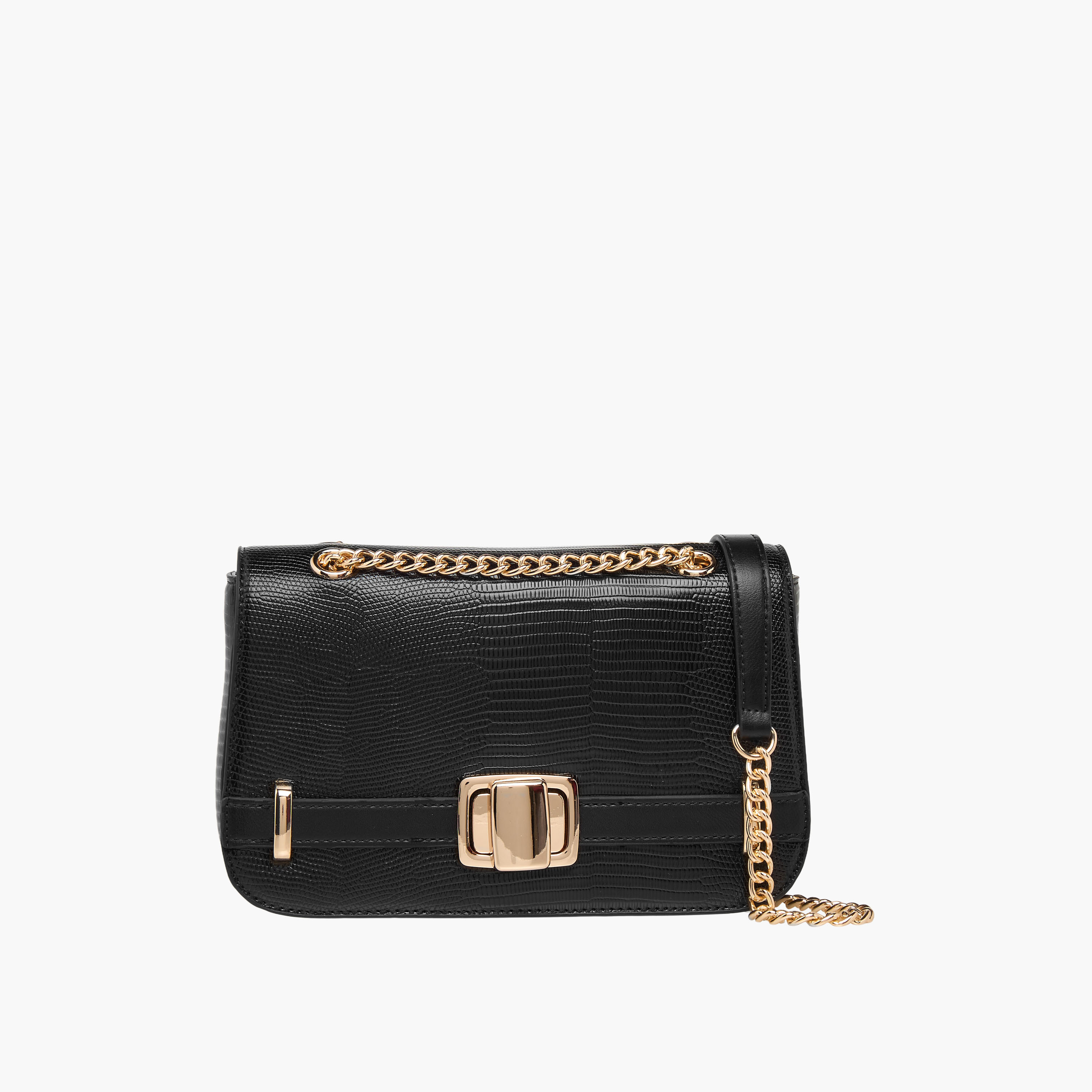 شنطة كروس بودي بارزة الملمس وحزام سلسلة للنساء من ساشا جول-women-bagsandwallets-handbags-image-1