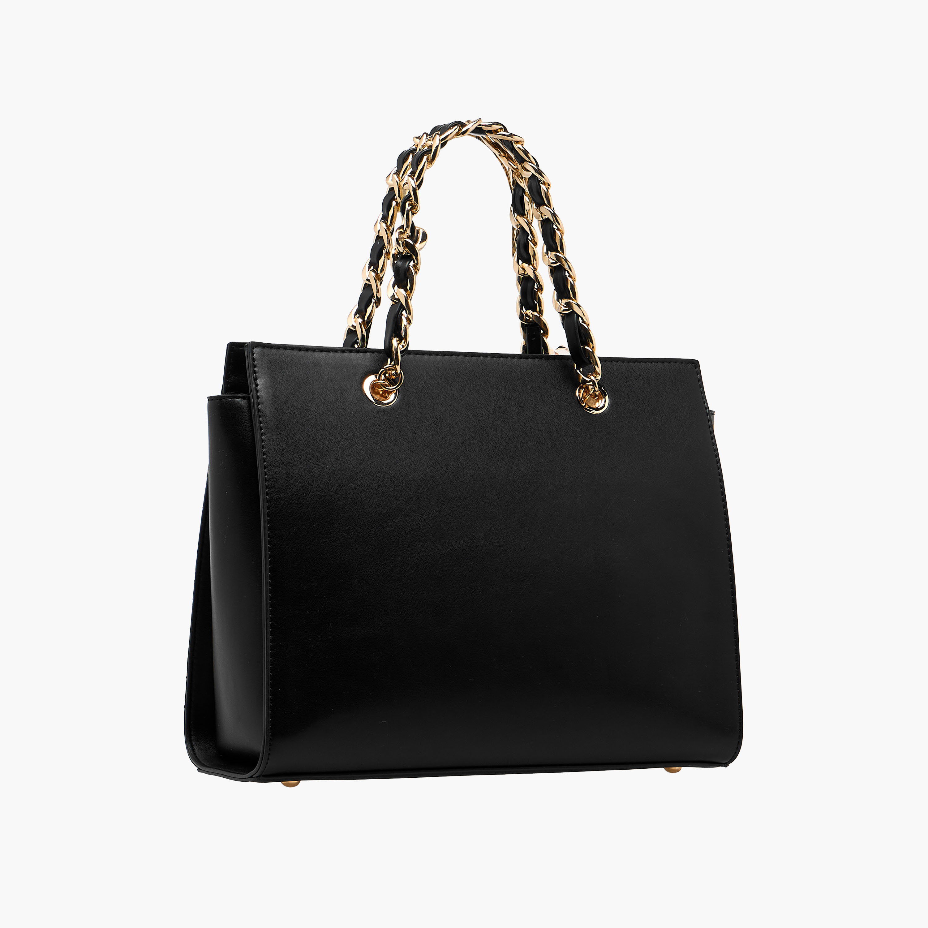 شنطة توت مبطنة بزينة وشاح وبحزام كتف قابل للفصل من يونايتد كلرز أوف بنيتون-women-bagsandwallets-handbags-image-4