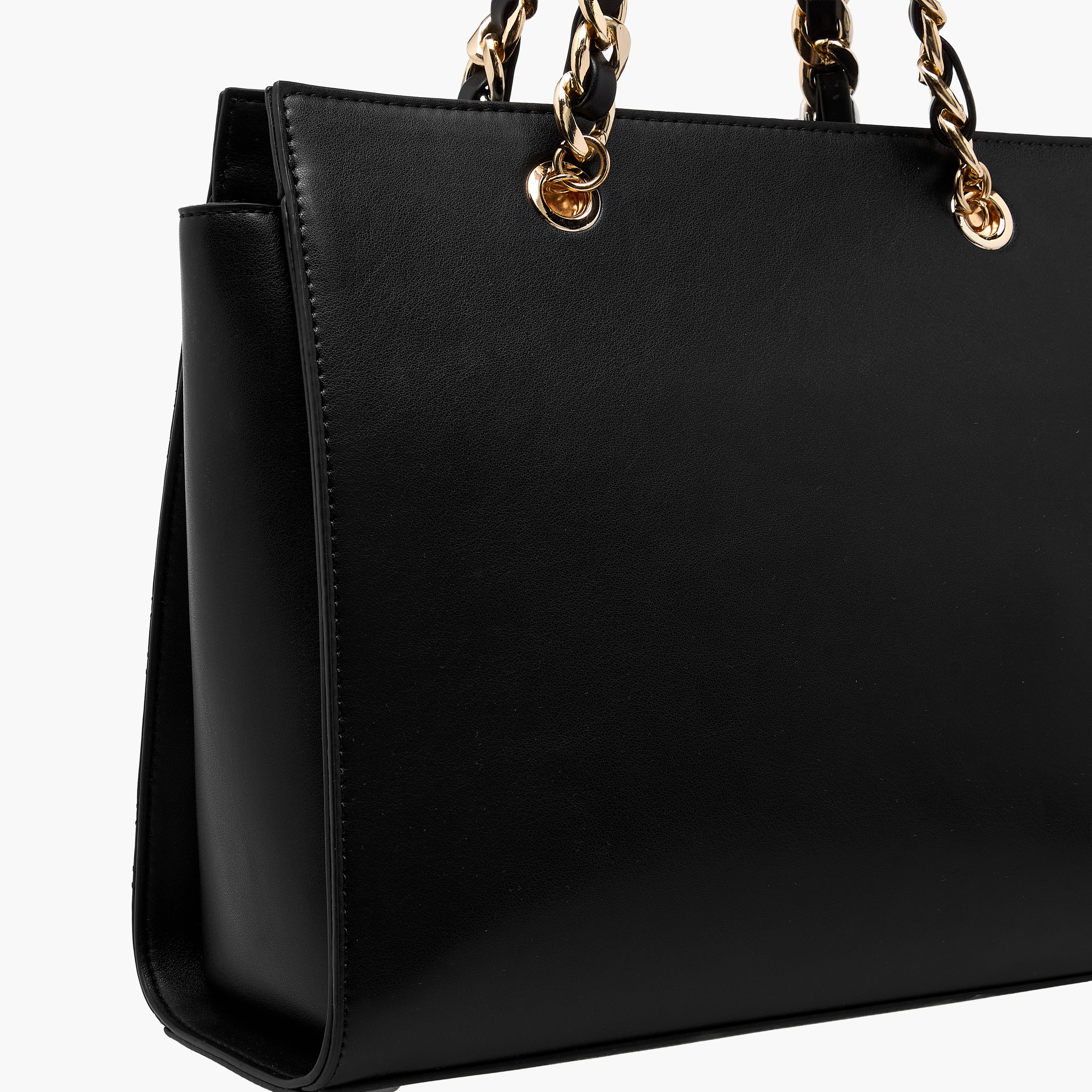 شنطة توت مبطنة بزينة وشاح وبحزام كتف قابل للفصل من يونايتد كلرز أوف بنيتون-women-bagsandwallets-handbags-image-6