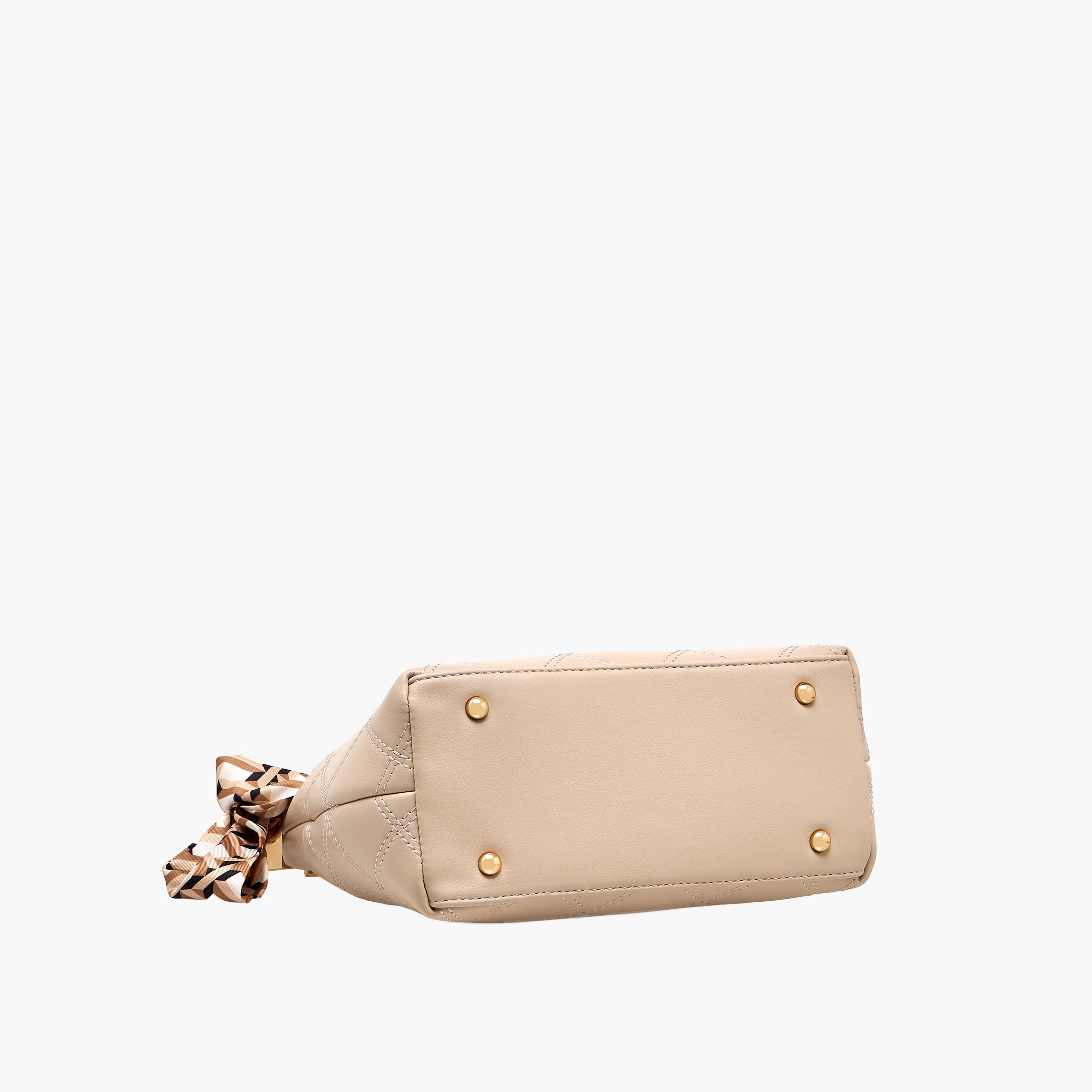 Sasha Jul Quilted Baguette Bag with Scarf Accent-women-bagsandwallets-handbags-image-8