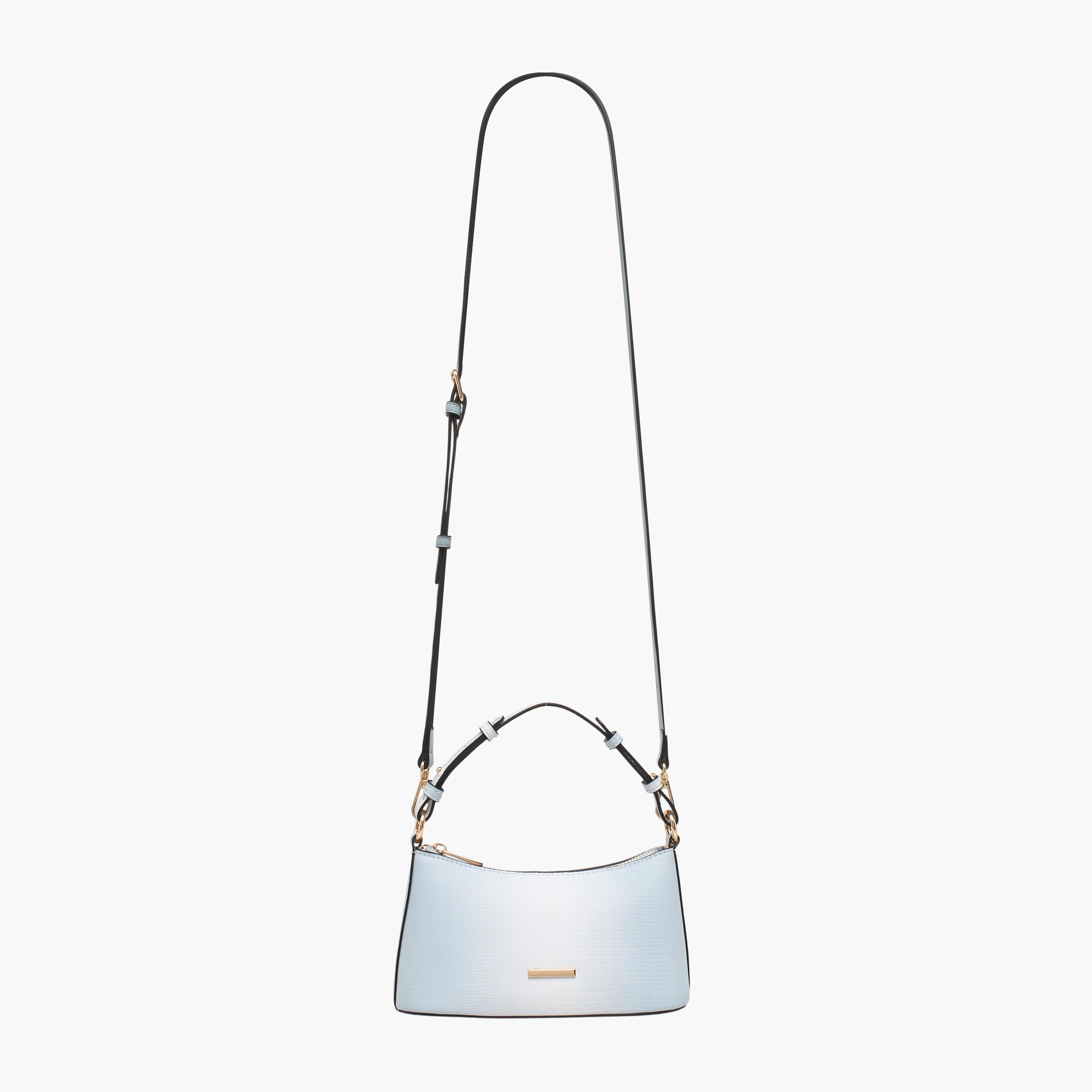 Sasha Jul Textured Shoulder Bag with Detachable Strap-women-bagsandwallets-handbags-image-3
