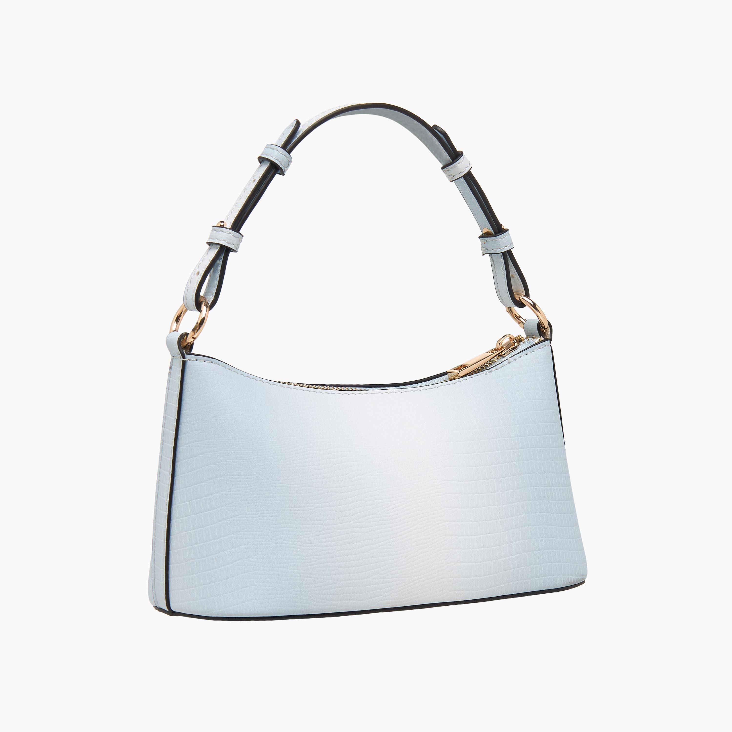 Sasha Jul Textured Shoulder Bag with Detachable Strap-women-bagsandwallets-handbags-image-5