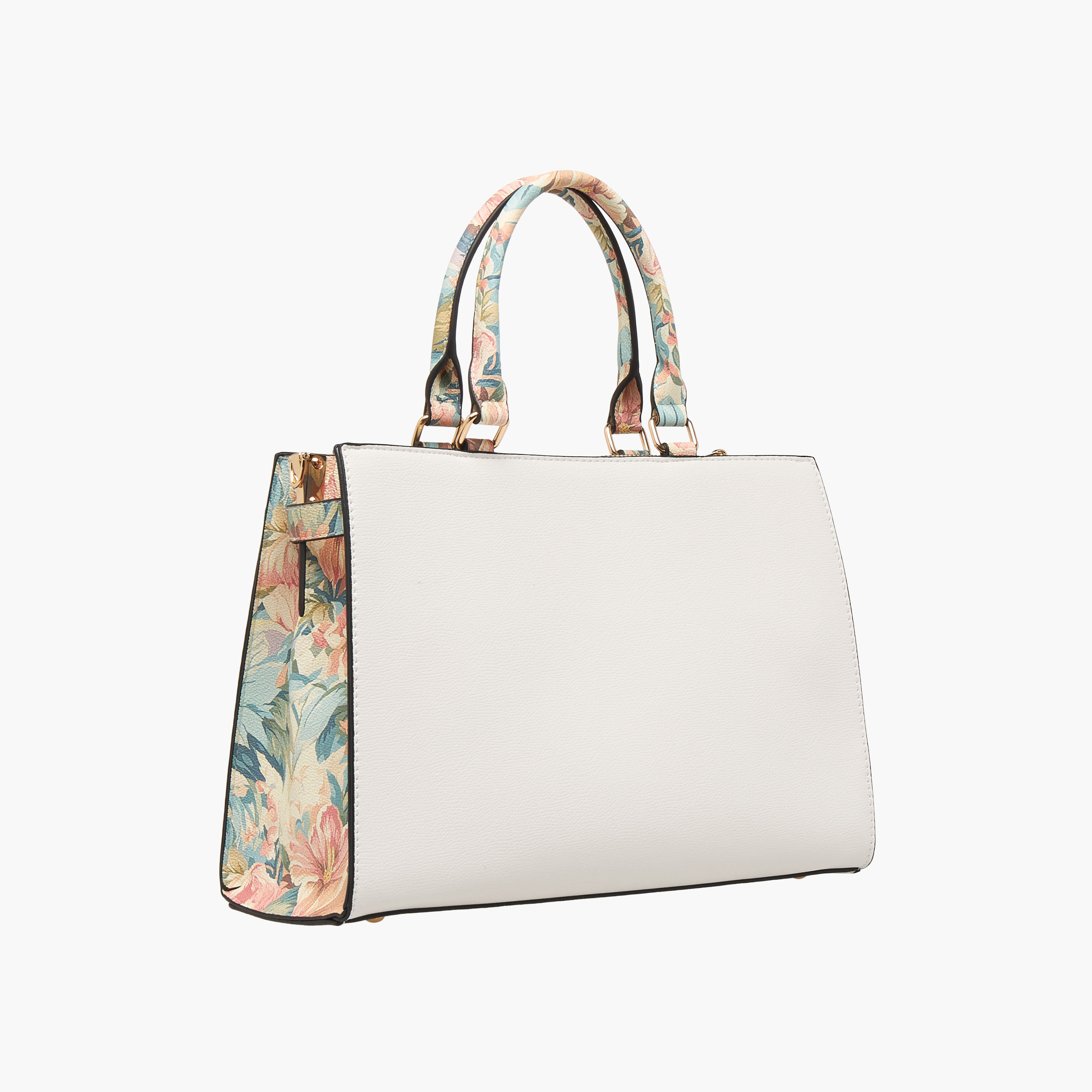 شنطة توتي بمقابض مزدوجة وطبعات زهرية جول من ساشا-women-bagsandwallets-handbags-image-4