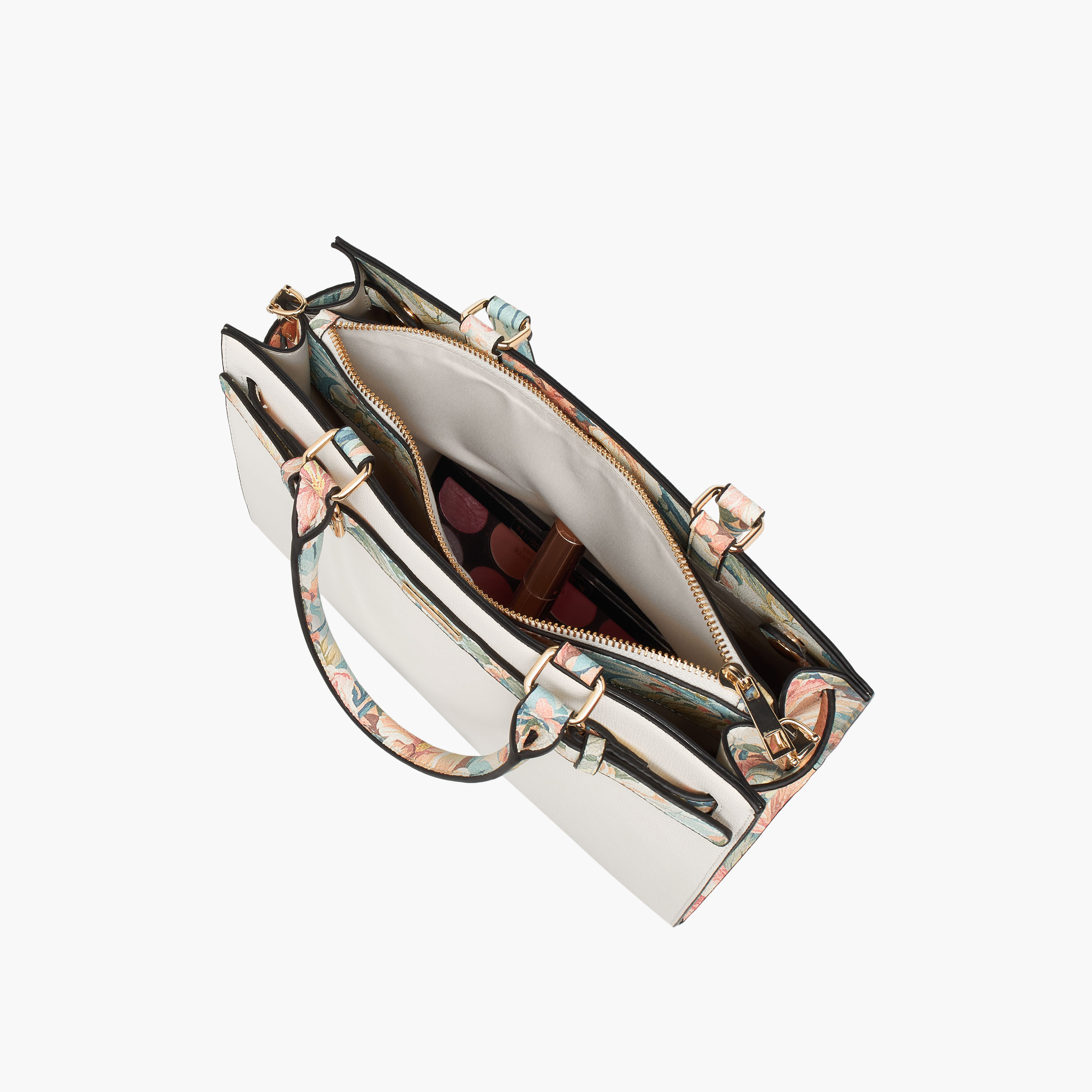 شنطة توتي بمقابض مزدوجة وطبعات زهرية جول من ساشا-women-bagsandwallets-handbags-image-9