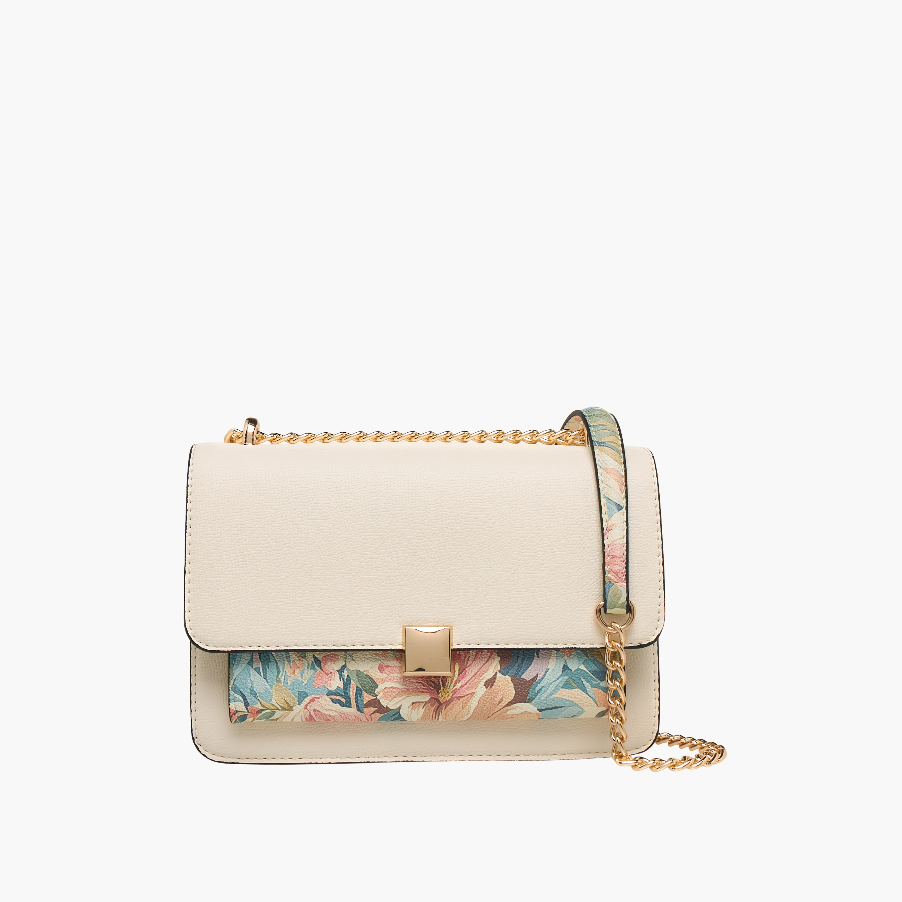 شنطة كروس بودي بطبعات زهور وحزام سلسلة من ساشا-women-bagsandwallets-handbags-image-1