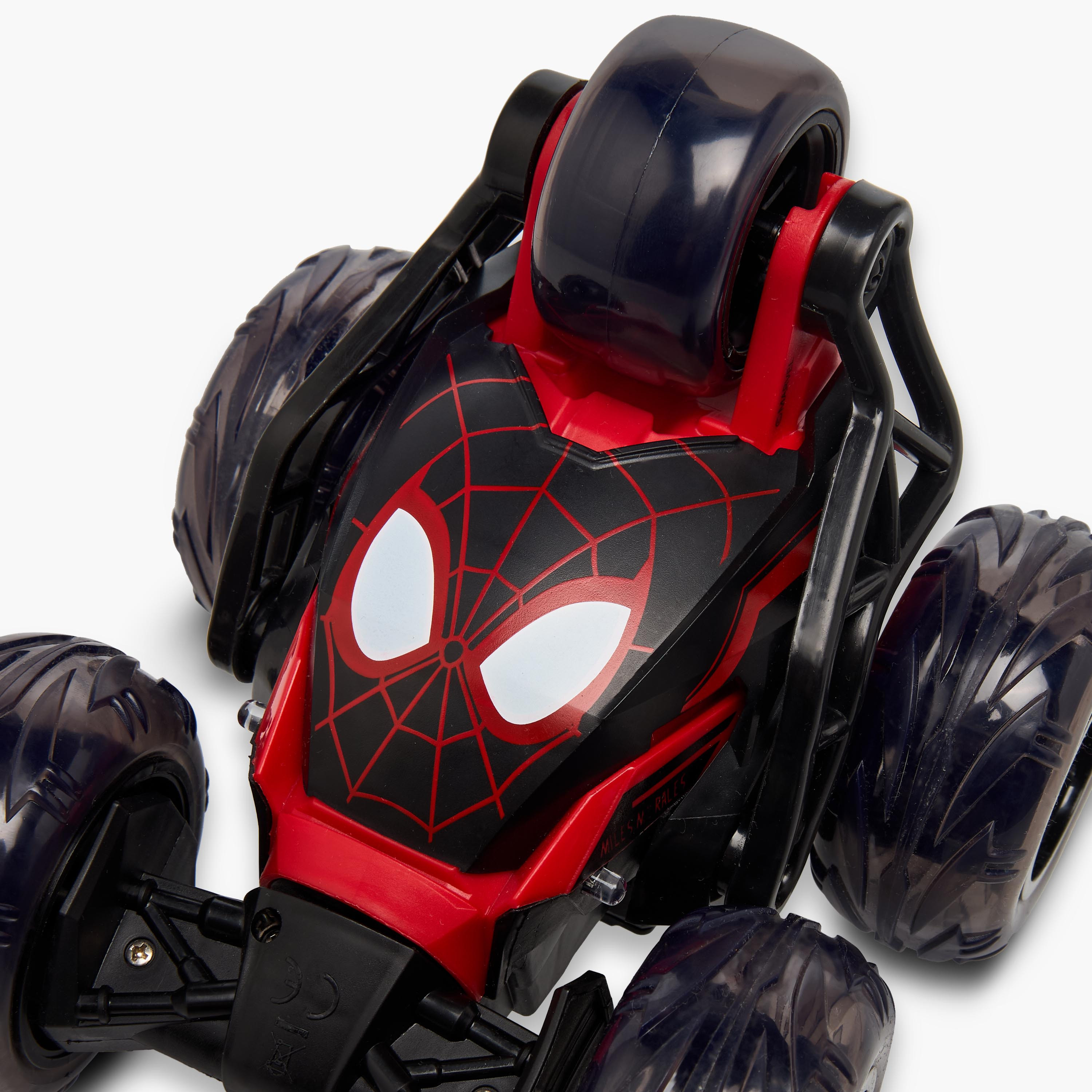 Spider-Man Miles Morales Remote Control Wheel Spinner Stunt Toy Car-toys-remotecontrolledvehicles-rccars-image-8
