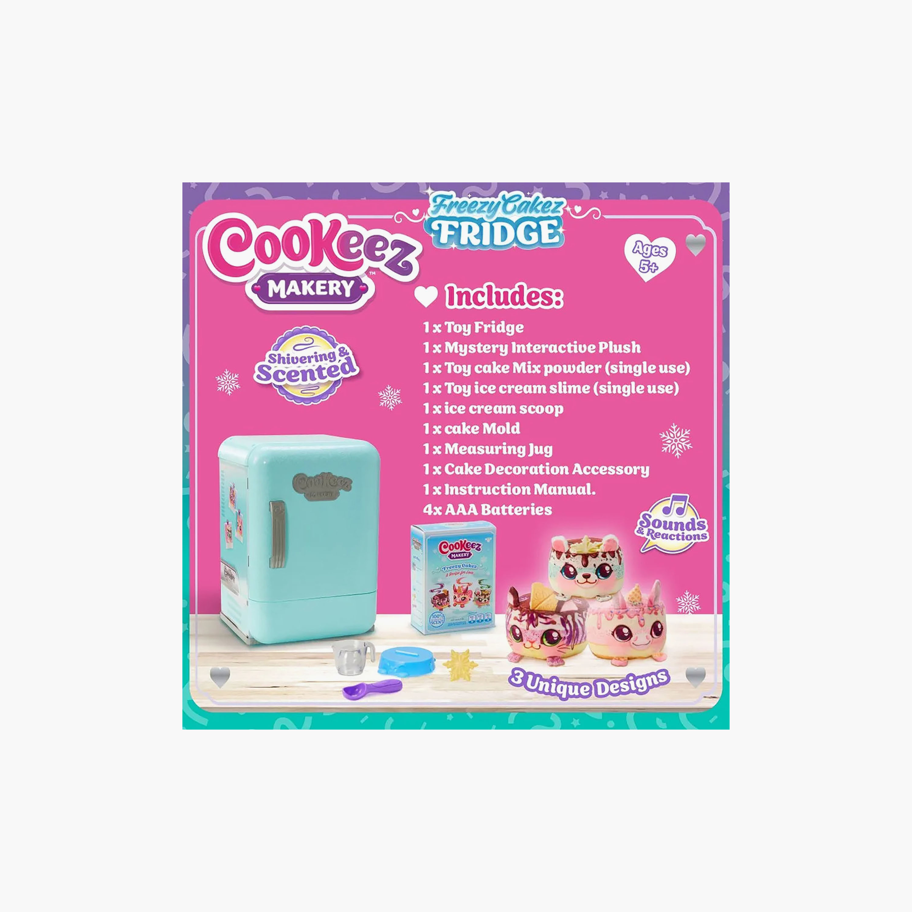 Disney Cookeez Makery Freezy Cakez Fridge Kitchen Playset-toys-roleplay-playfoods-image-5
