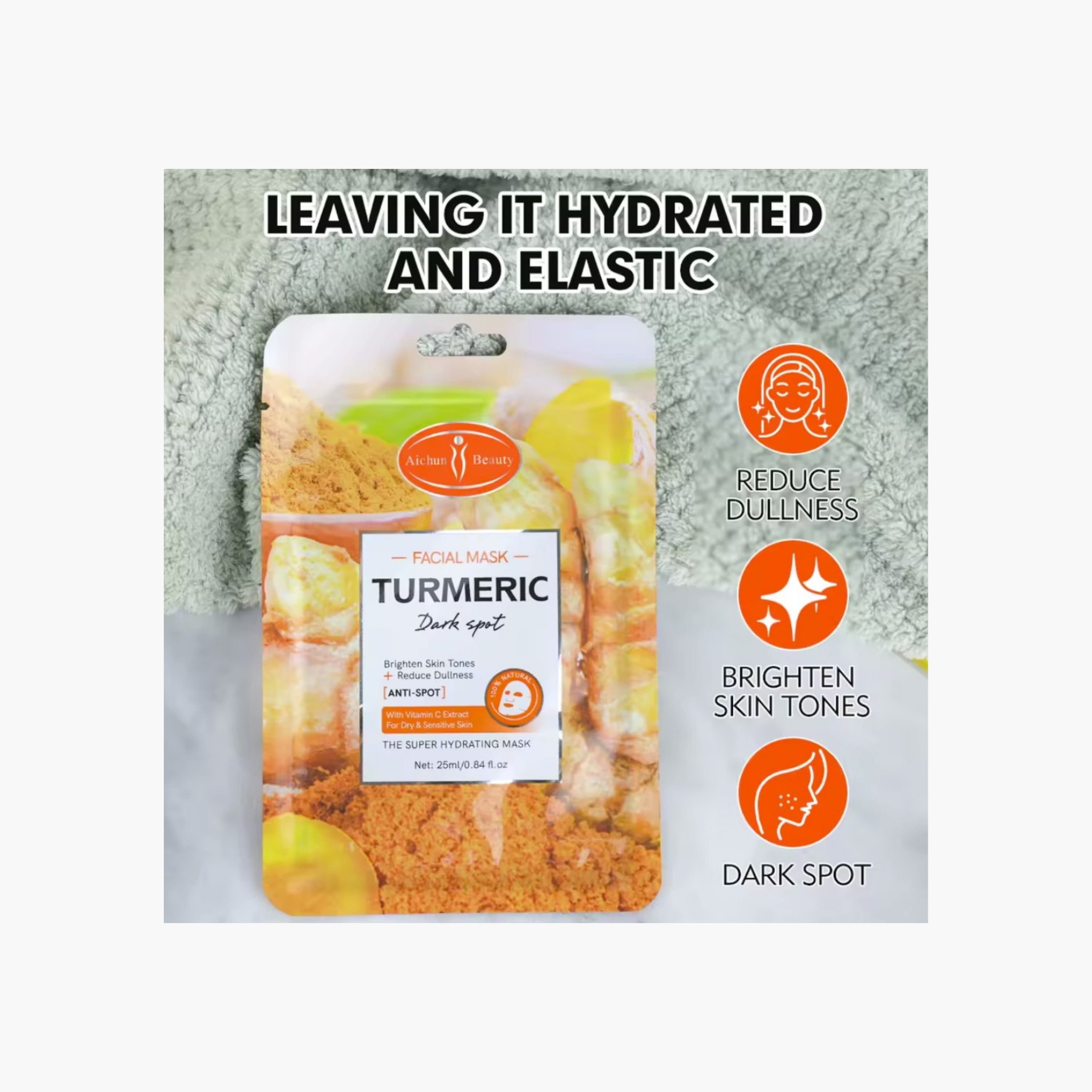 Aichun Turmeric Dark Spot Facial Mask-beautyandpersonalcare-skin-masks-masksandpeels-image-2