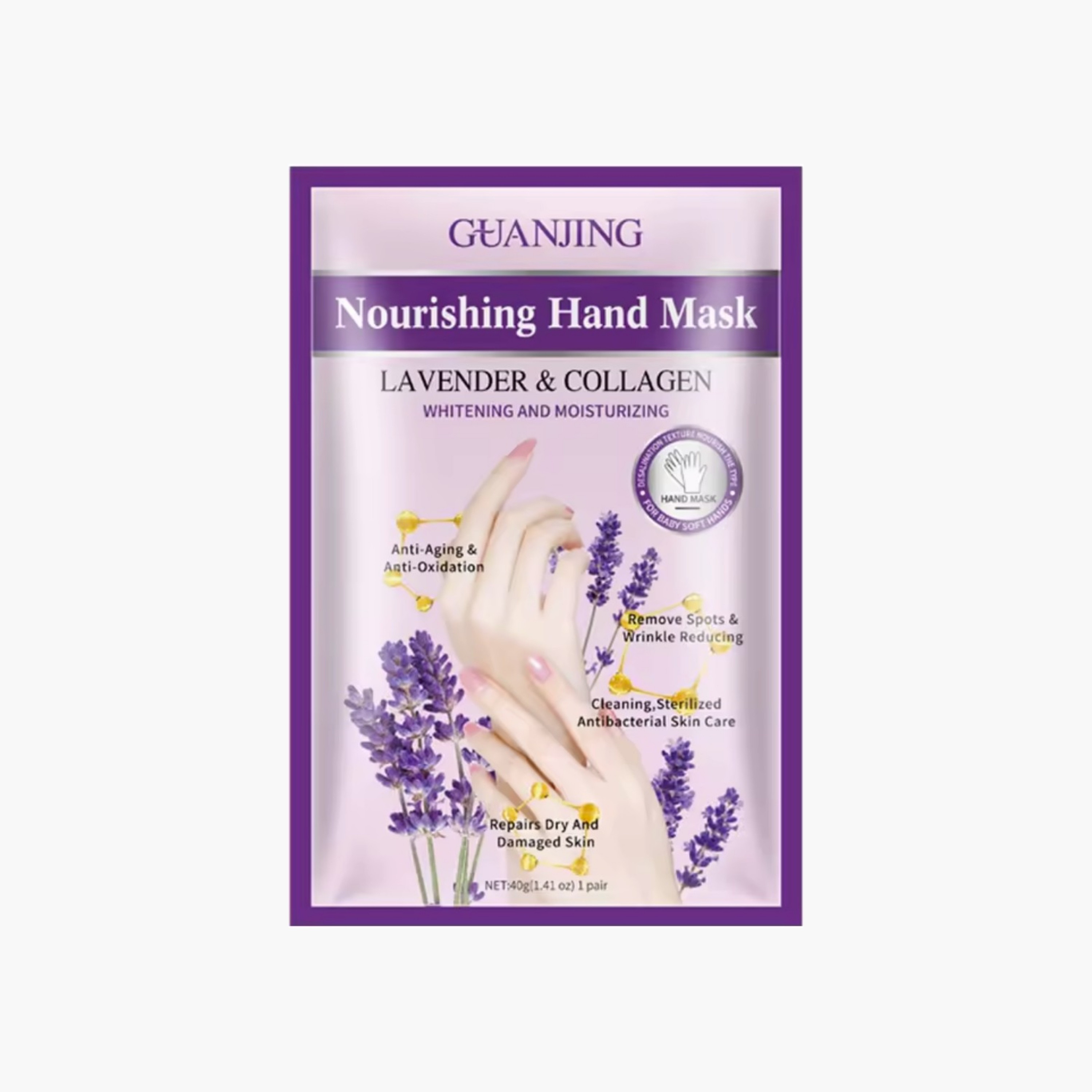 Guanjing Nourishing Hand Mask Lavender Collagen-beautyandpersonalcare-skin-masks-masksandpeels-image-1