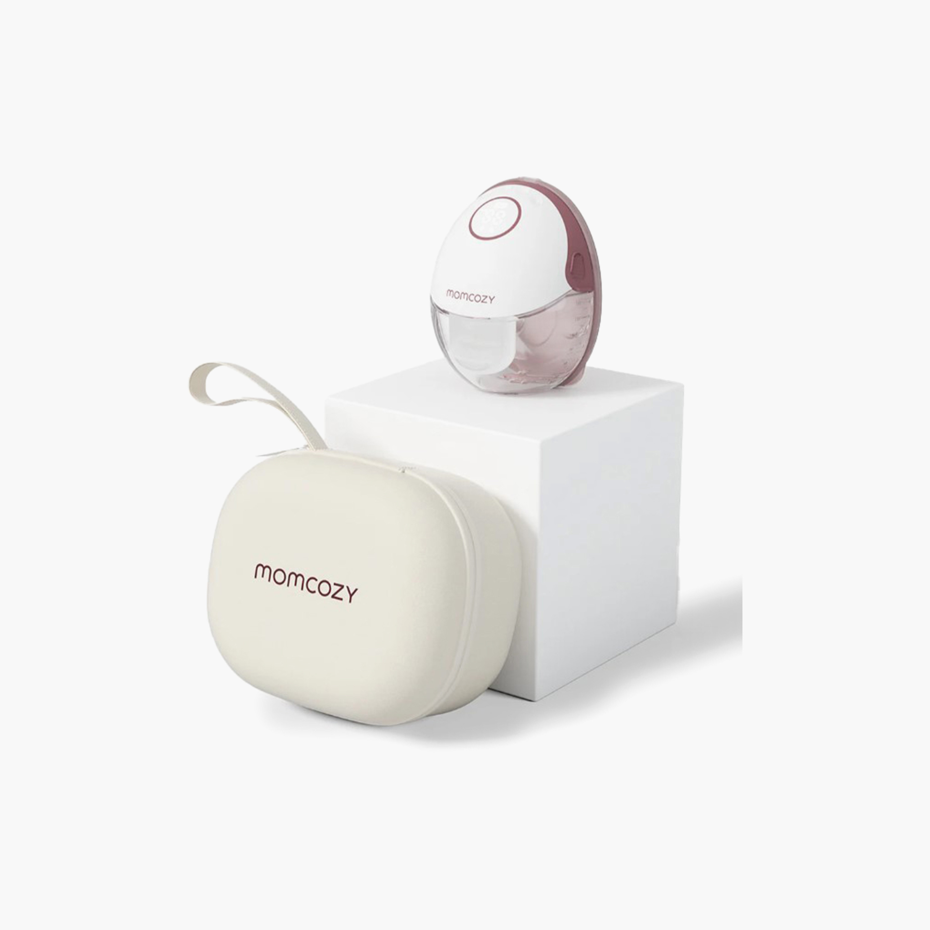 Momcozy M6 Mobile Style Hands-Free Single Breast Pump with 3 Modes & 9 Levels - White-baby-feeding-breastfeedingandcare-image-3
