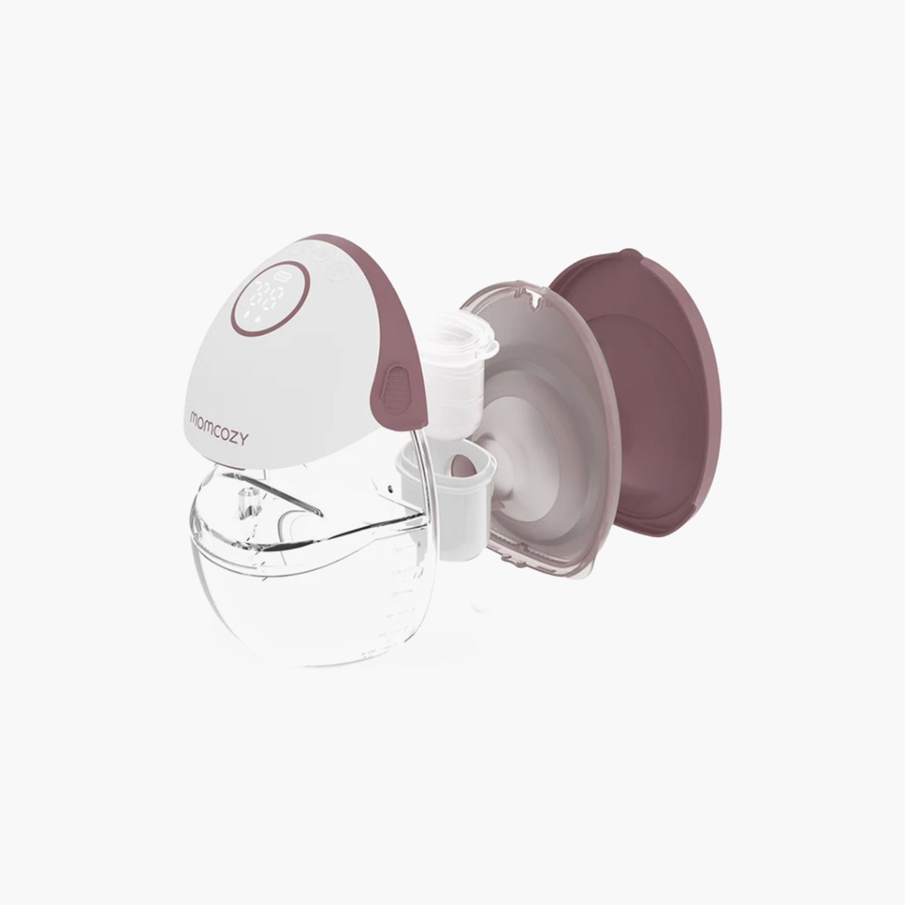 Momcozy M6 Mobile Style Hands-Free Single Breast Pump with 3 Modes & 9 Levels - White-baby-feeding-breastfeedingandcare-image-4