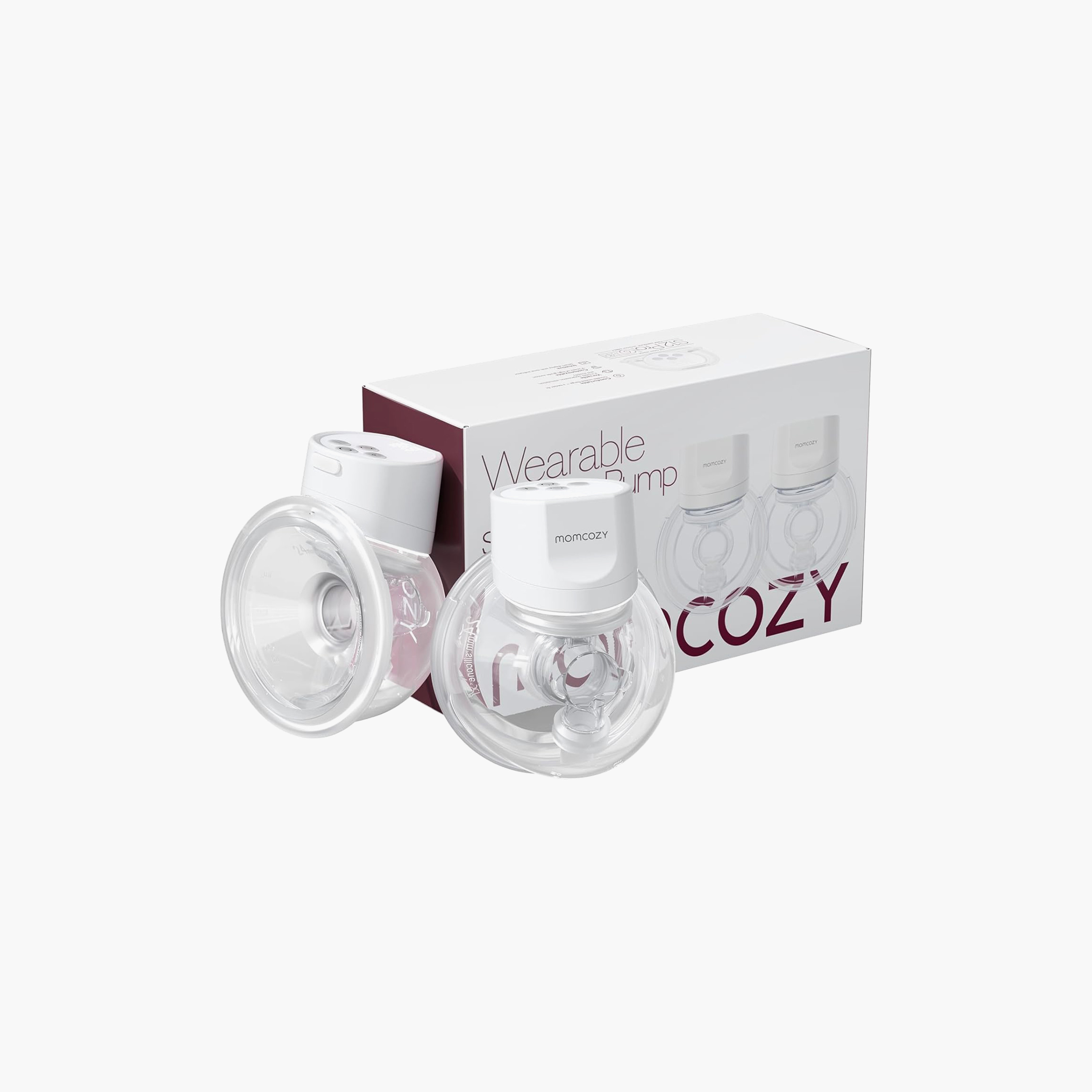 Momcozy S12 Pro Wearable Double Breast Pump - White-baby-feeding-breastfeedingandcare-image-1