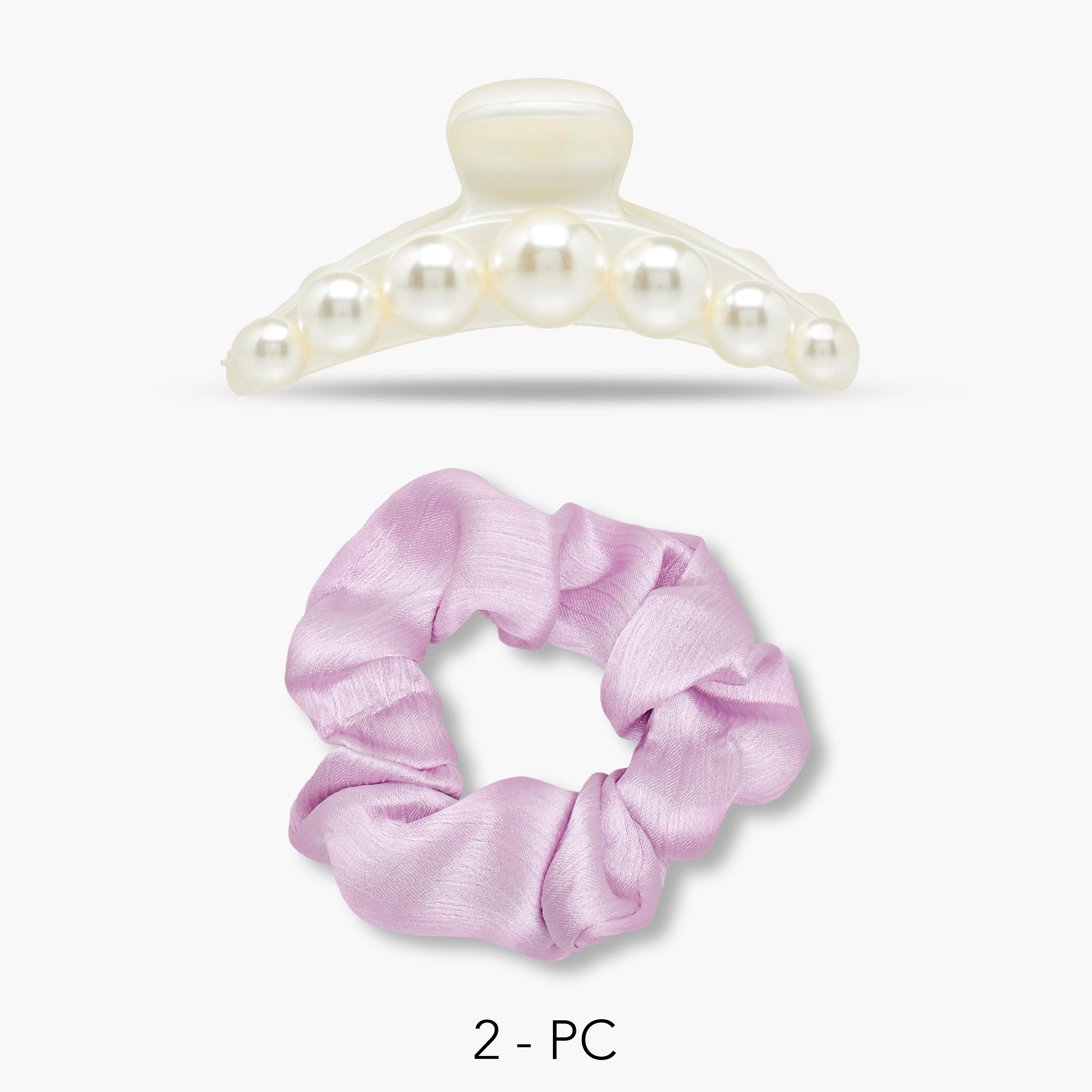 مشبك وربطة شعر - طقم من قطعتين-women-hairaccessories-others-image-1
