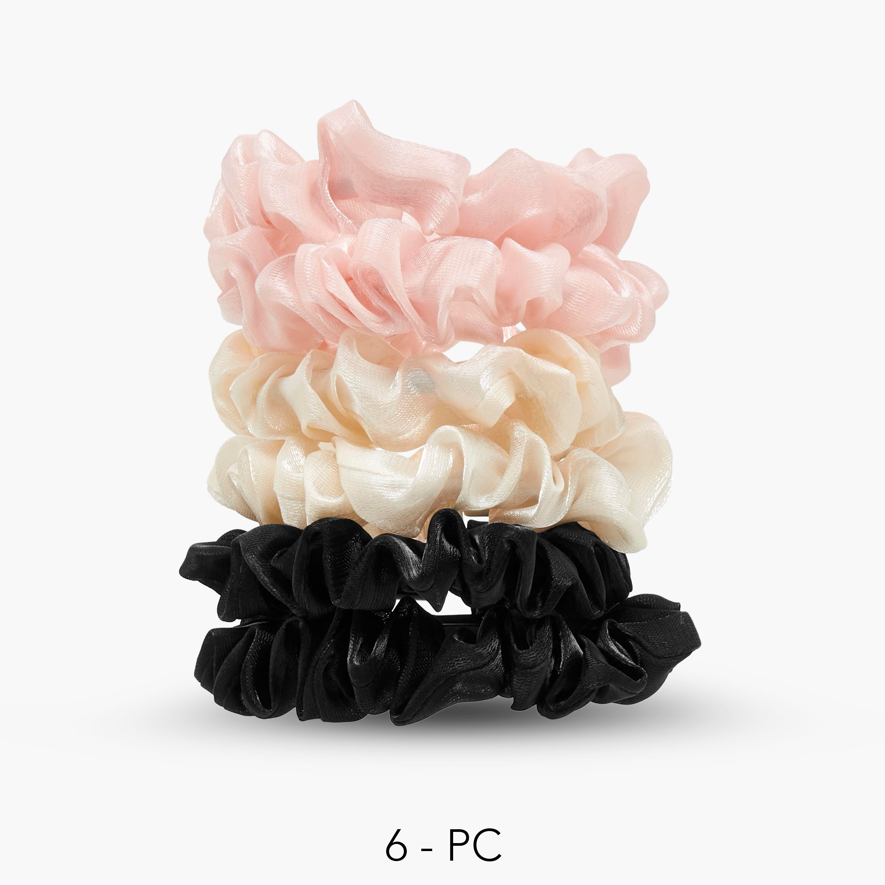 Pack of 6 Hair Scrunchie-women-hairaccessories-scrunchies-image-1