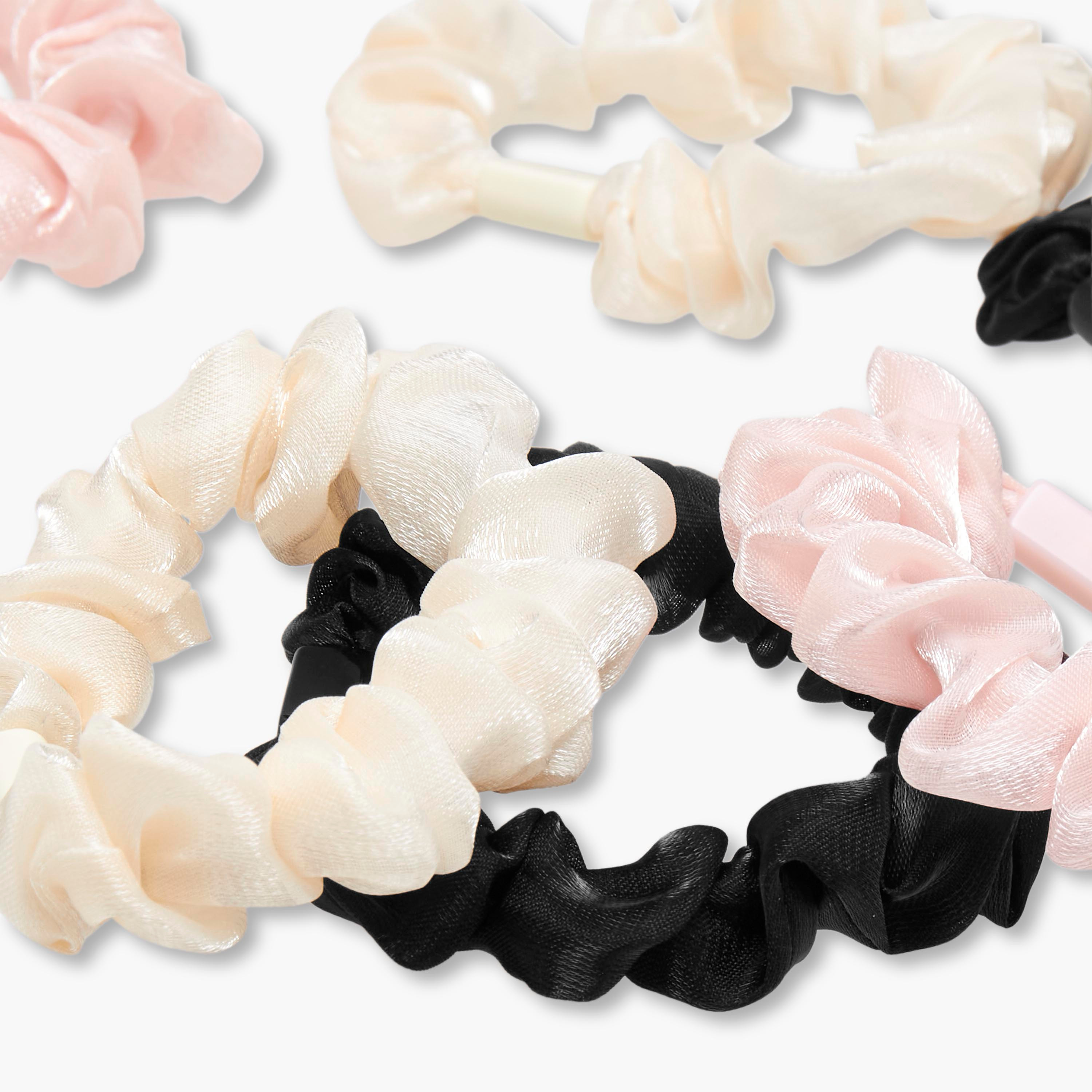 Pack of 6 Hair Scrunchie-women-hairaccessories-scrunchies-image-4