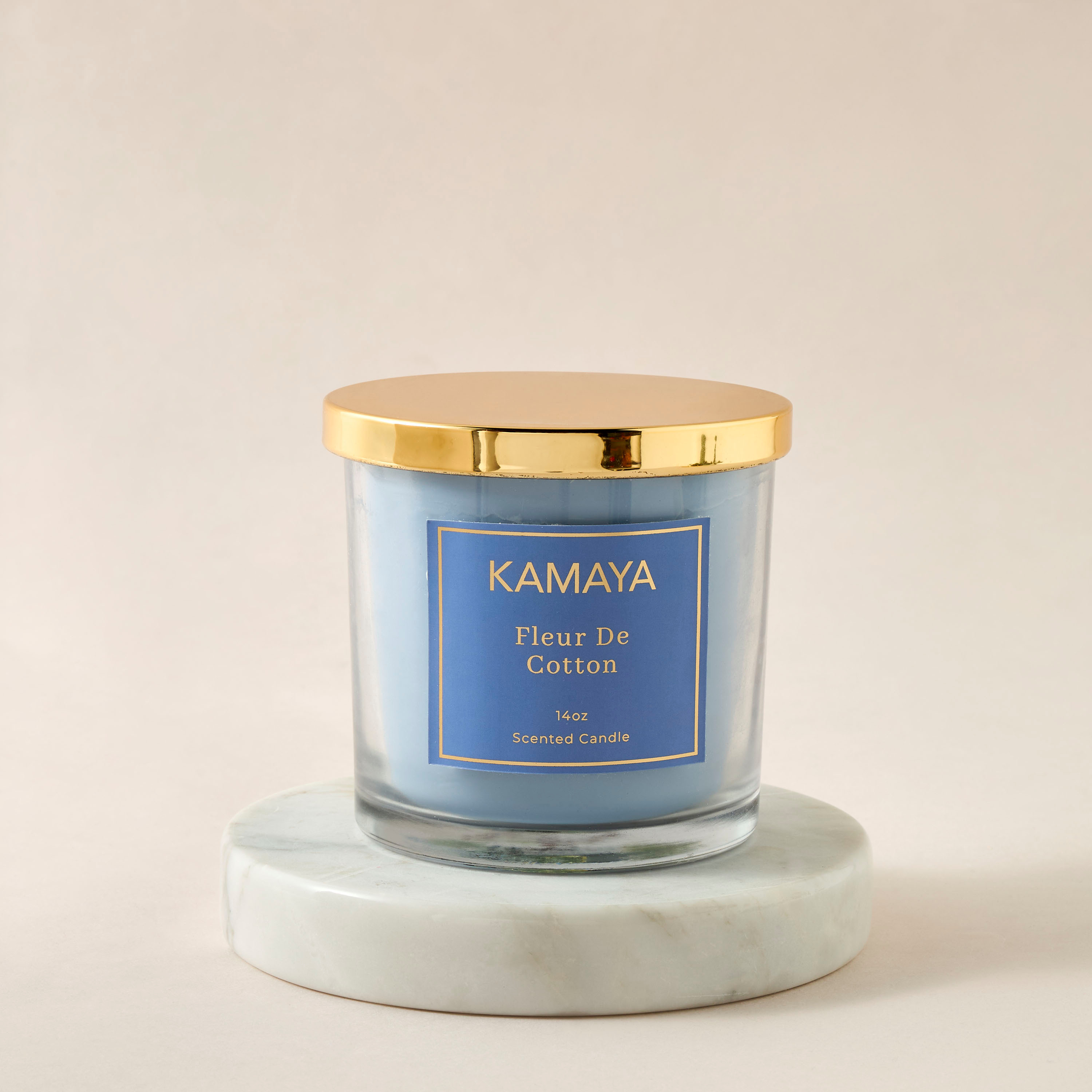 جرة شمع بـ 3 فتائل وبرائحة فلور دي كوتن من كامايا-household-homefragrance-candles-image-2