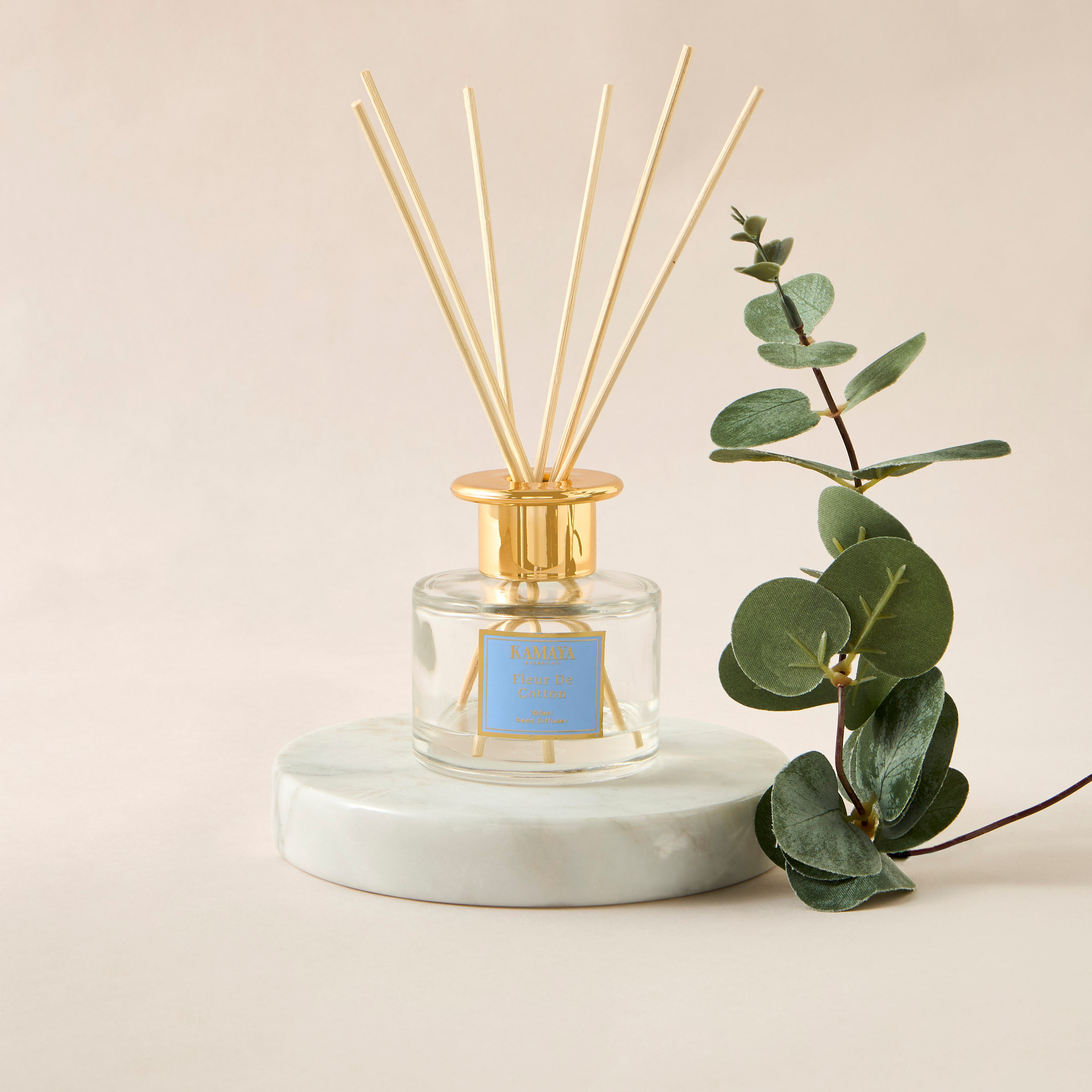 موزع عطور بالأعواد برائحة فلور دي كوتن من كامايا - 100 مل-household-homefragrance-reeddiffusers-image-1