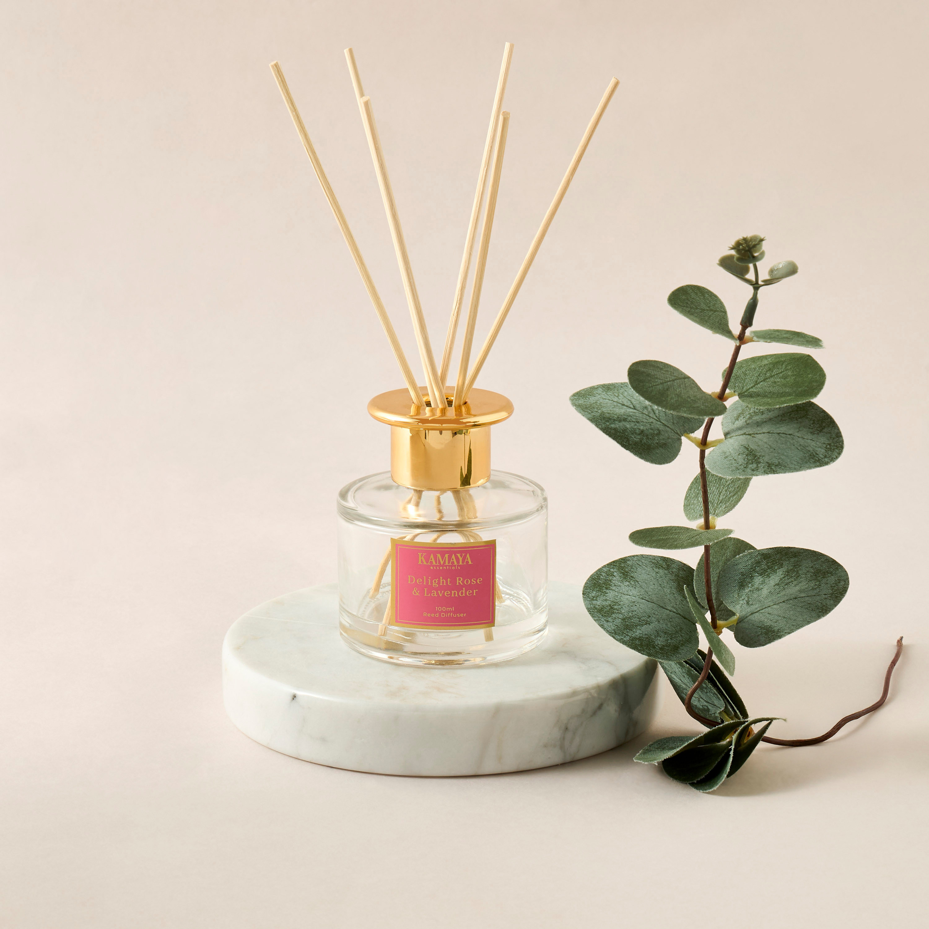 موزّع عطور بأعواد ديلايت روز آند لافندر من كامايا - 100 مل-household-homefragrance-reeddiffusers-image-1