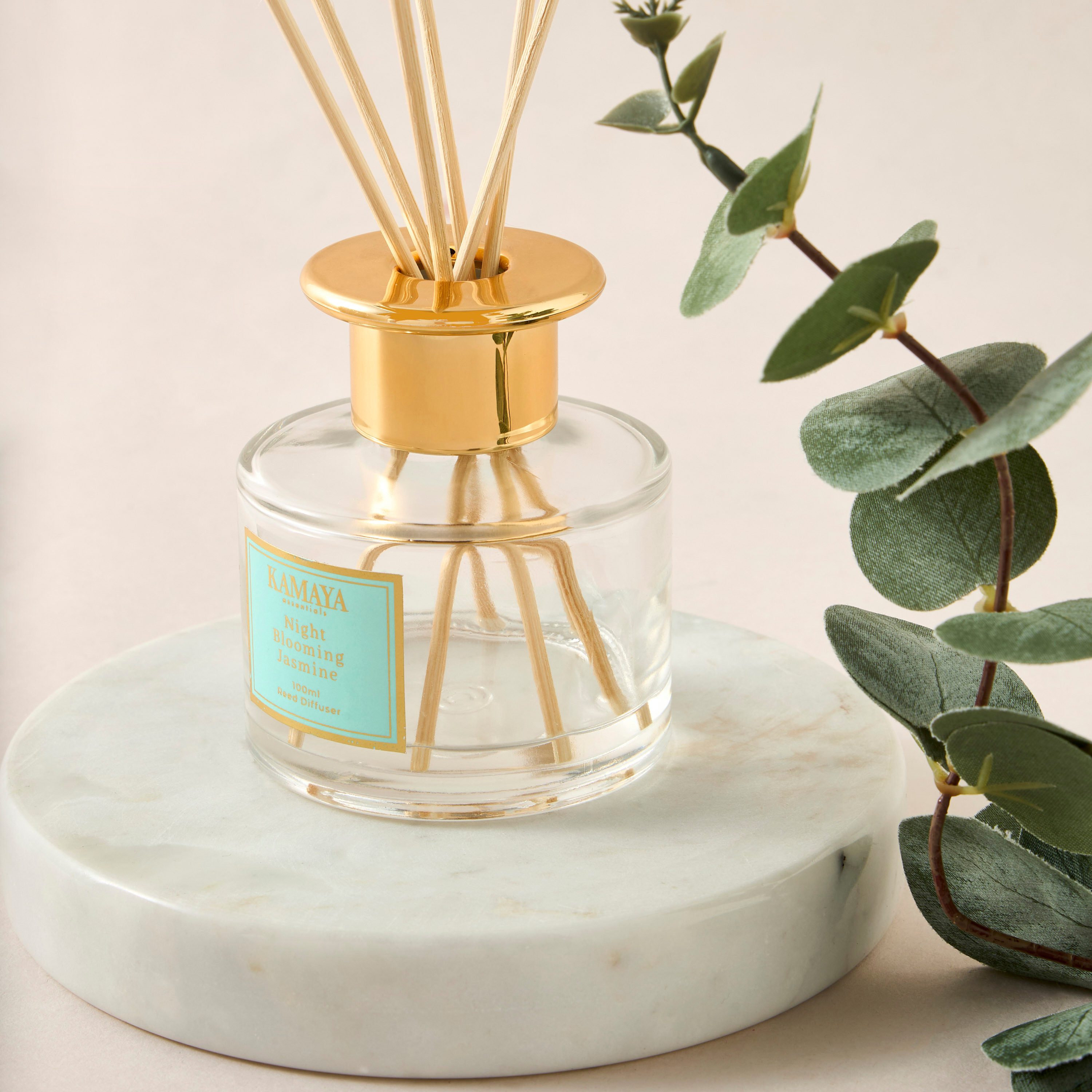 Kamaya Night Blooming Jasmine Scented Reed Diffuser Set - 100 ml-household-homefragrance-reeddiffusers-image-2