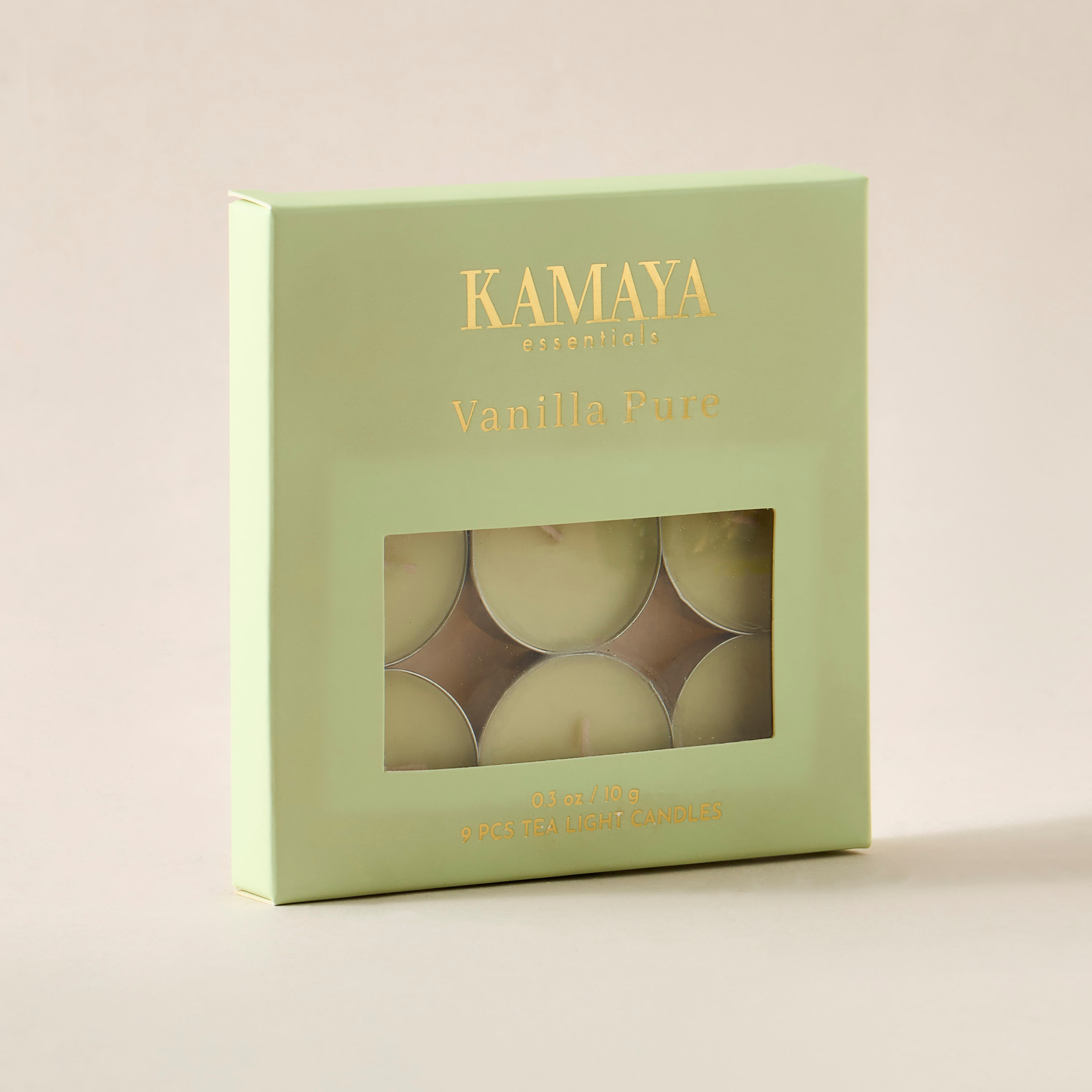 Kamaya 9-Piece Vanilla Pure Tealight Candle Set - 10 gms-household-homefragrance-candles-image-6