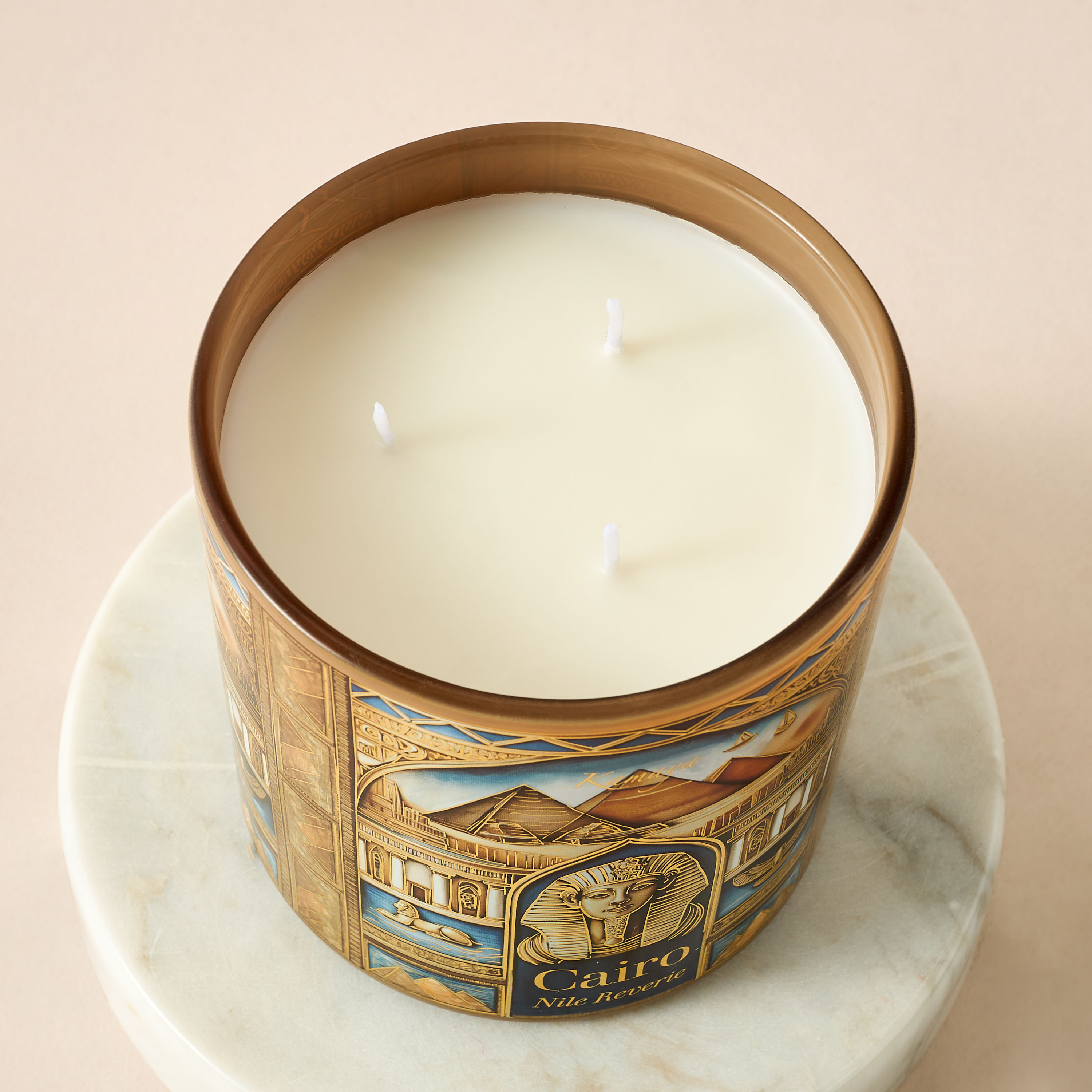 شمعة جرة معطرة نايل ريفين كايرو من كاميا - 400 جرام-household-homefragrance-candles-image-3