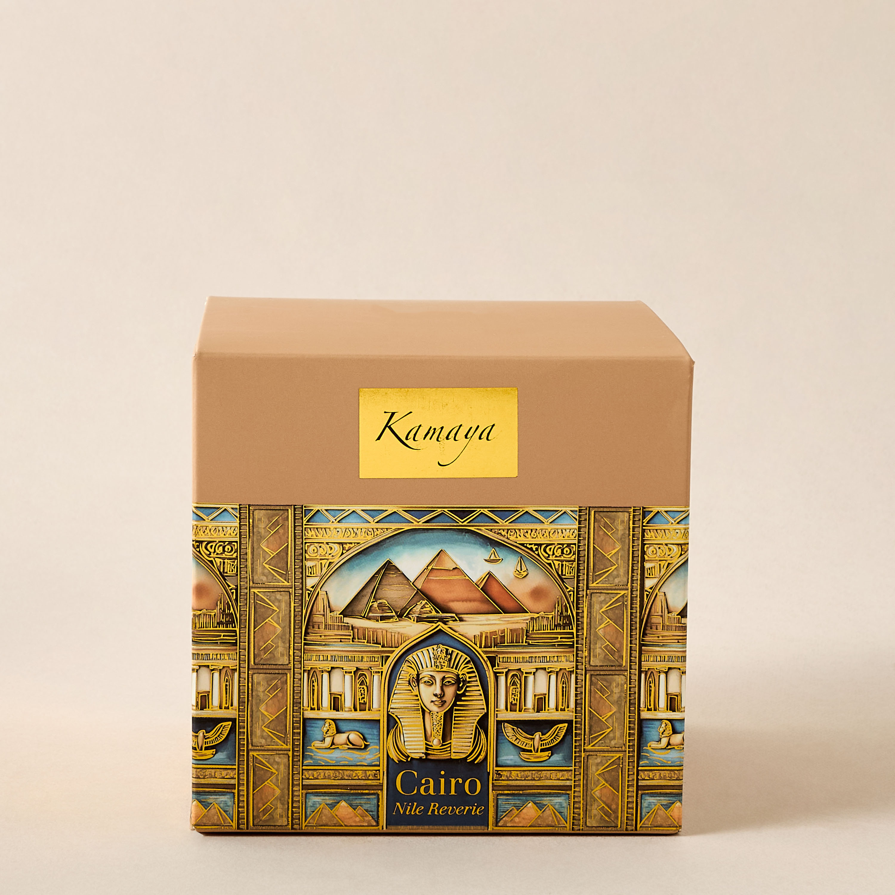 شمعة جرة معطرة نايل ريفين كايرو من كاميا - 400 جرام-household-homefragrance-candles-image-5