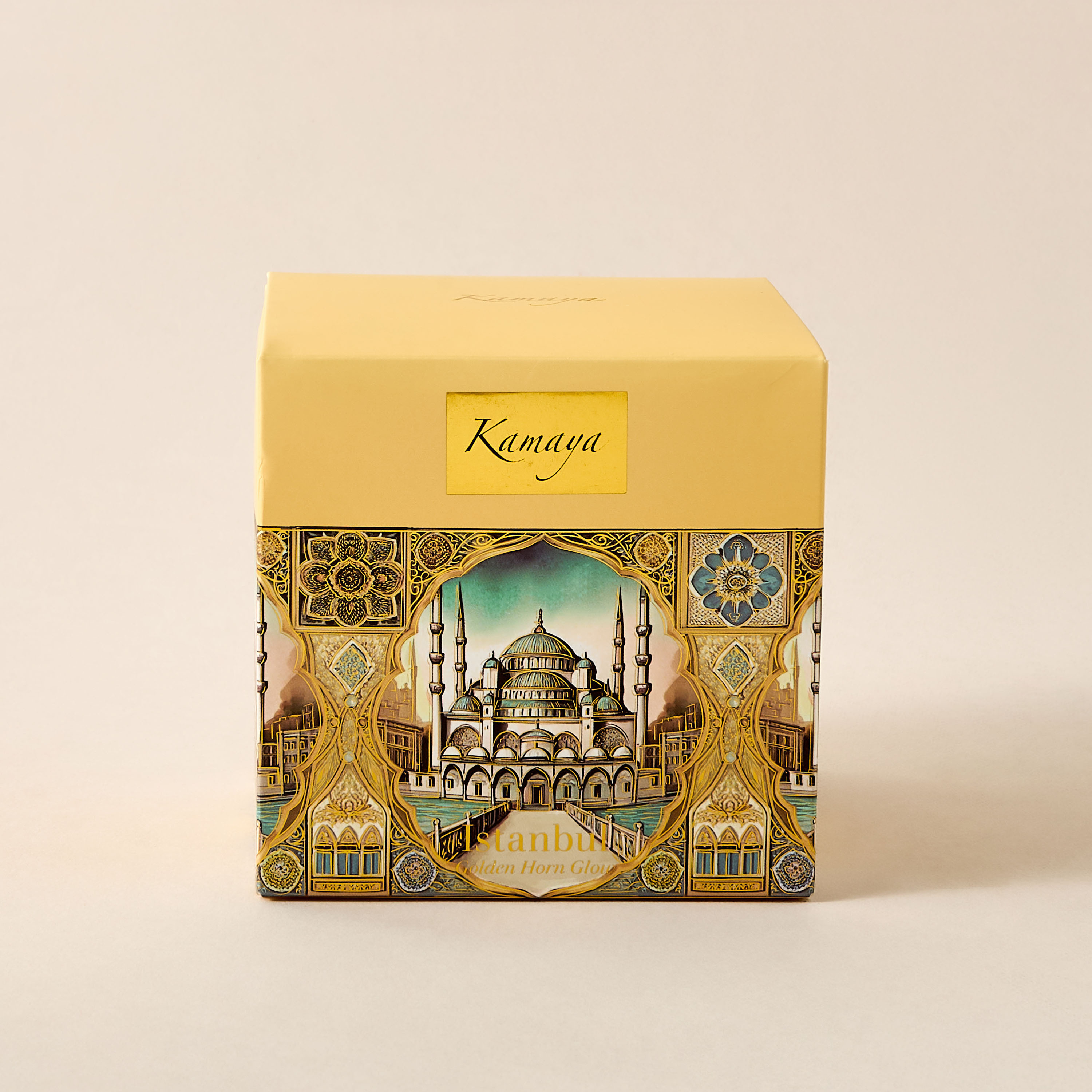 Kamaya Golder Horn Glow Scented Jar Candle - 400 gms-household-homefragrance-candles-image-5