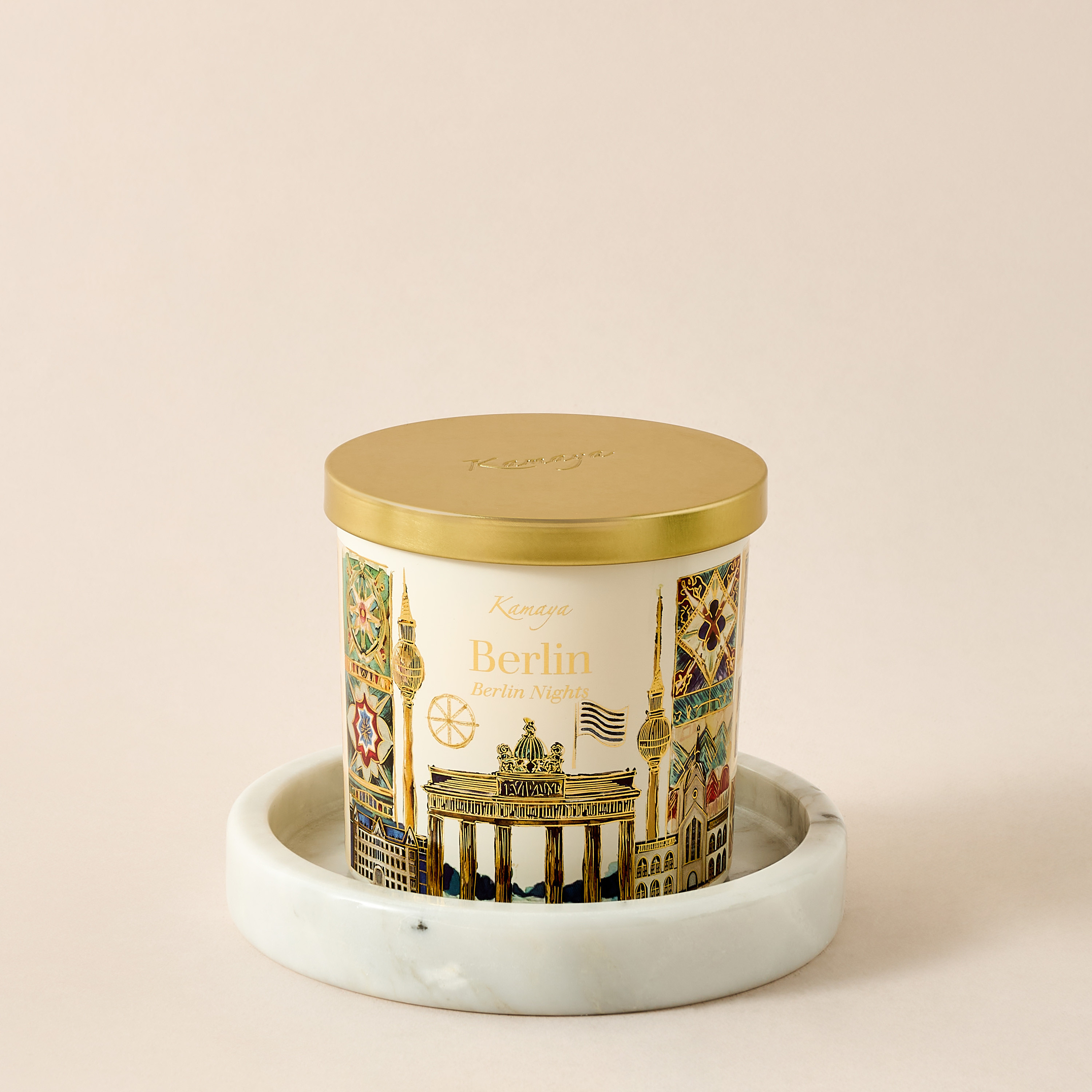Kamaya Berlin Nights Scented Jar Candle - 400 gms-household-homefragrance-candles-image-2