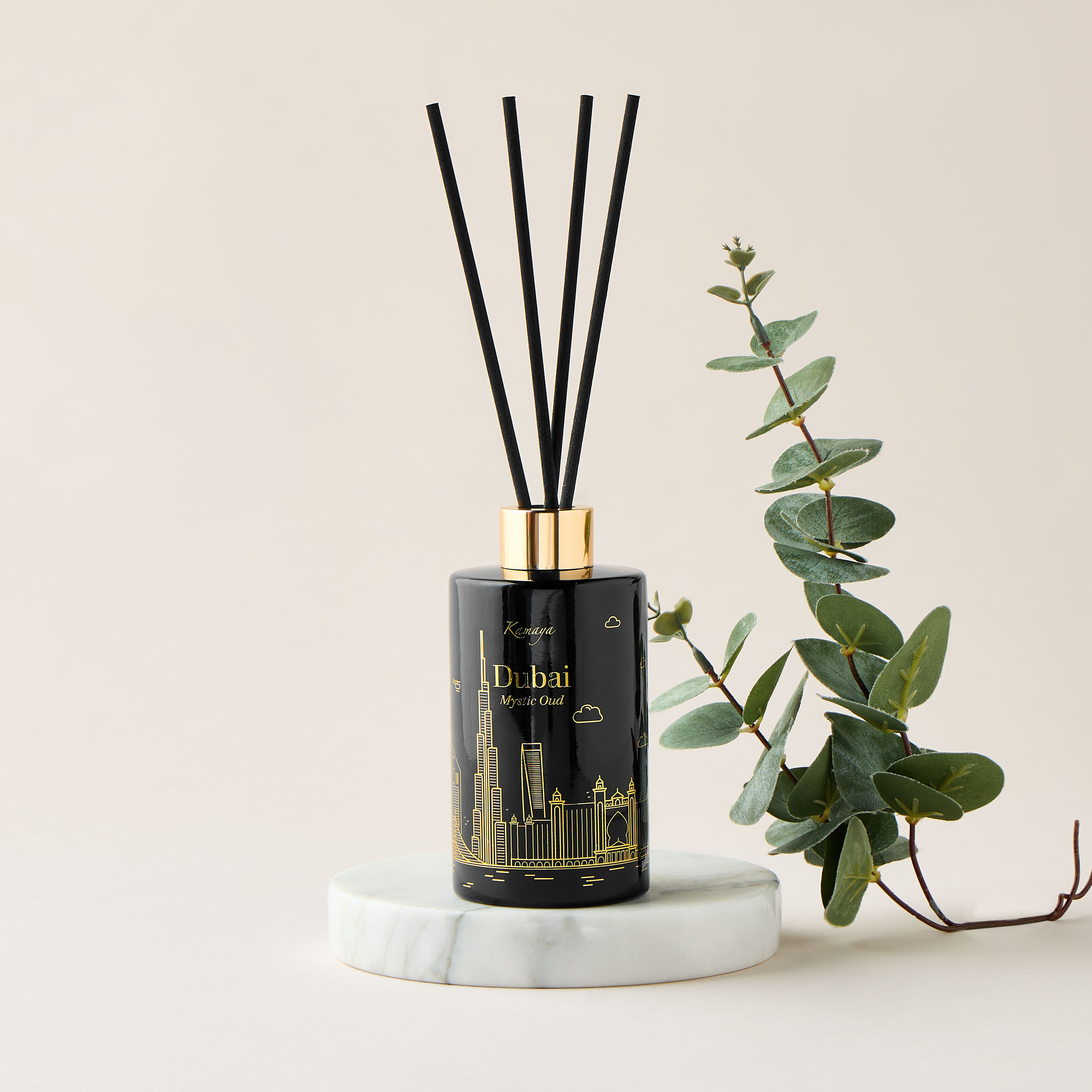 موزع عطور بأعواد ميستيك عود دبي من كامايا - 200 مل-household-homefragrance-reeddiffusers-image-1