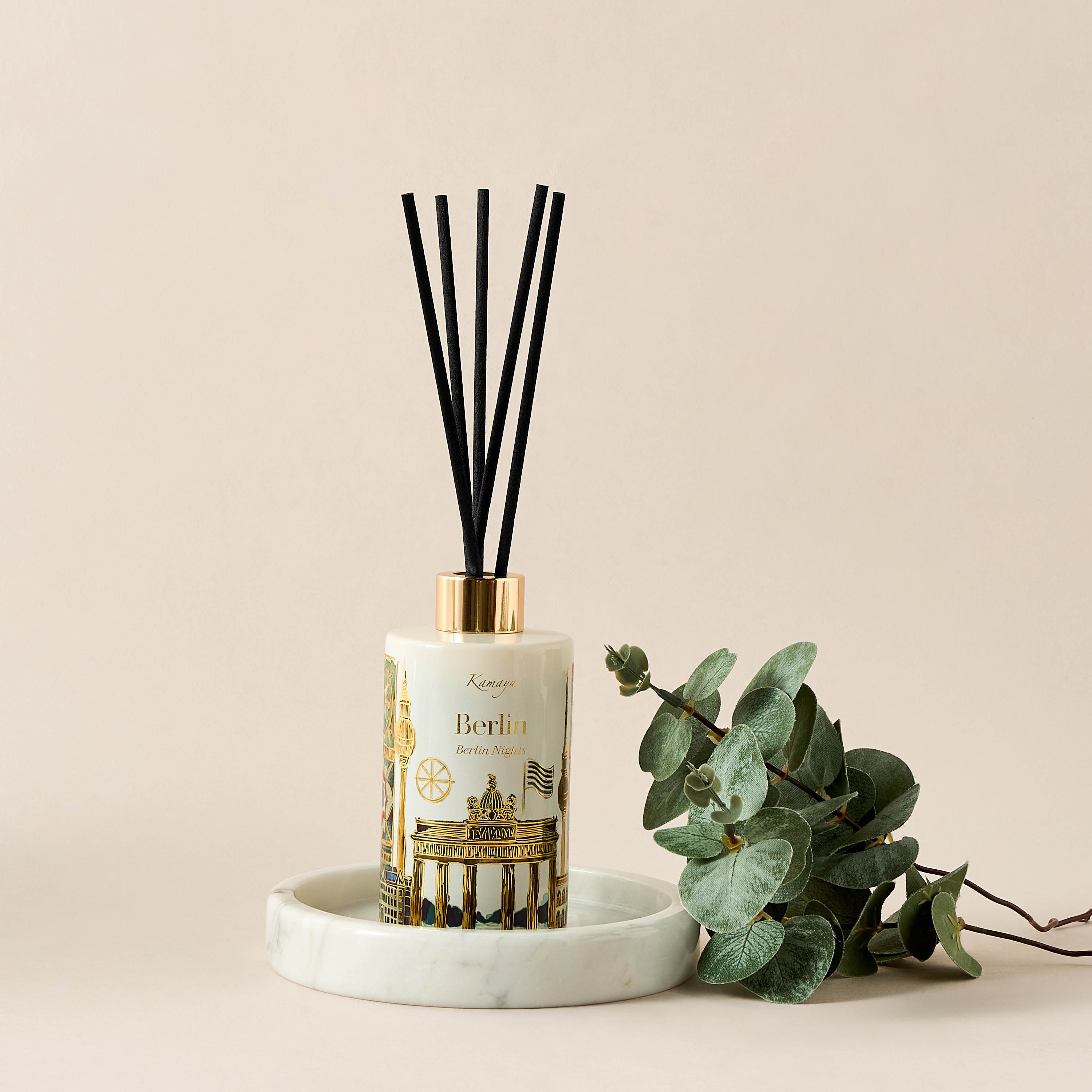 Kamaya Berlin Nights Scented Reed Diffuser Set - 200 ml-household-homefragrance-reeddiffusers-image-1
